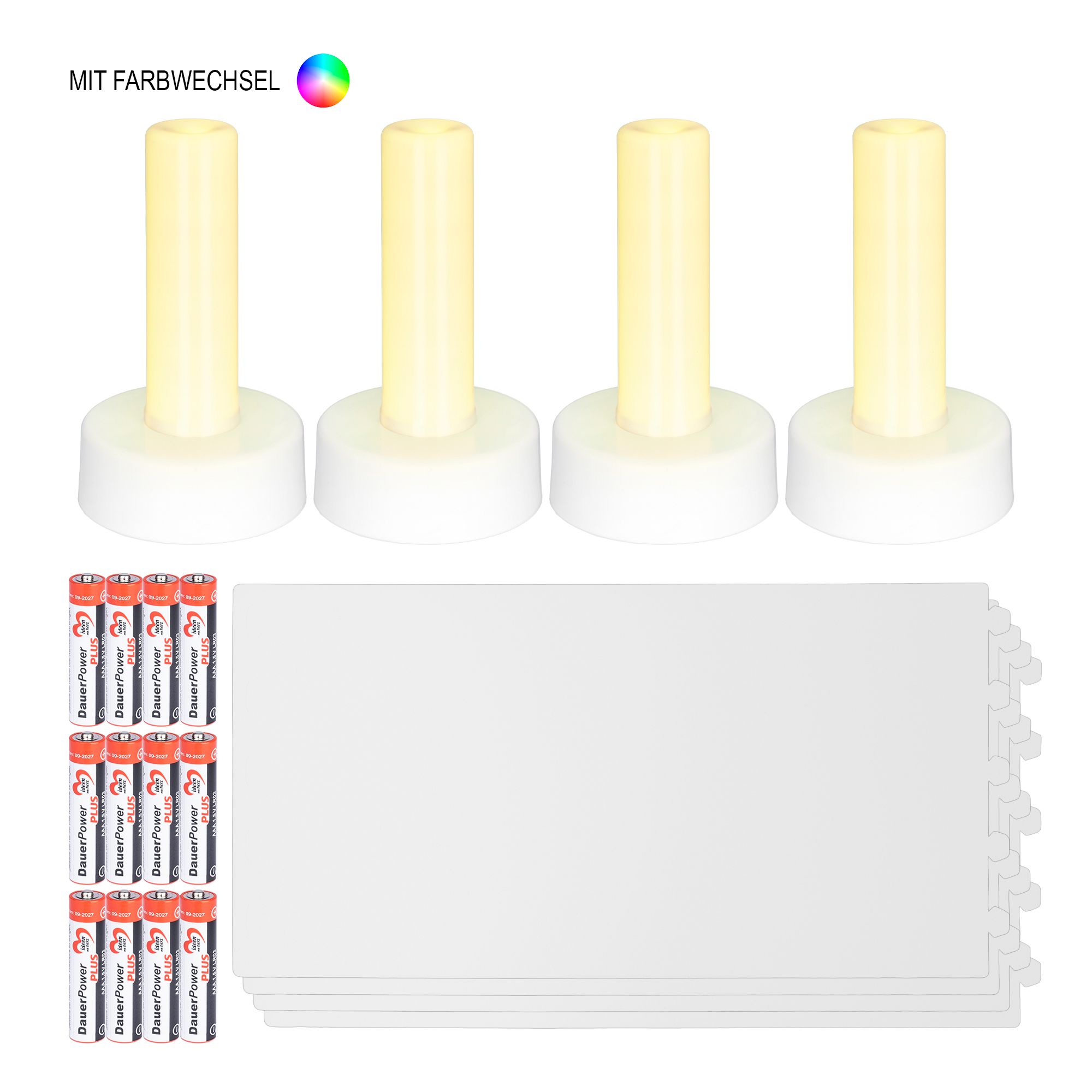 KARIN JITTENMEIER Kreativ-Set 4 LED-Säulen mit Timerfunktion 20tlg.