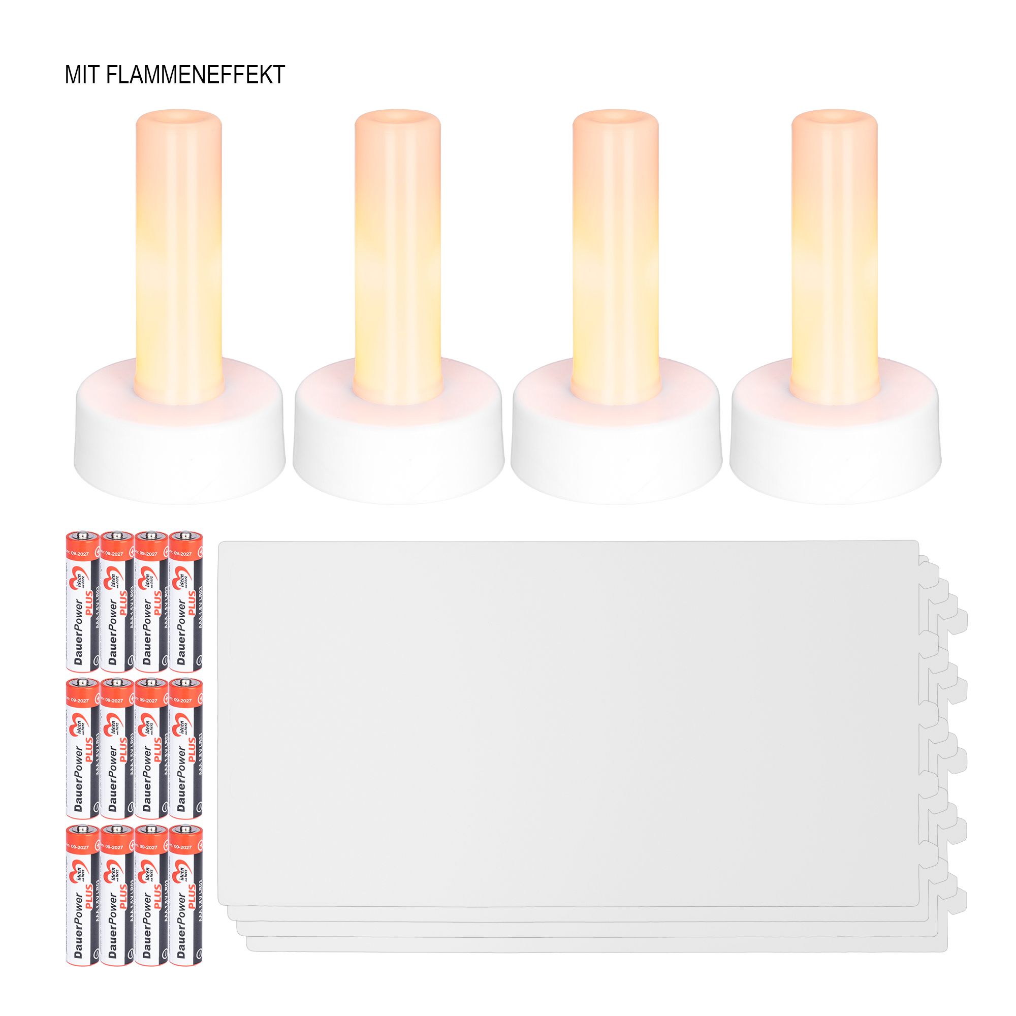 KARIN JITTENMEIER Kreativ-Set 4 LED-Säulen mit Timerfunktion 20tlg.