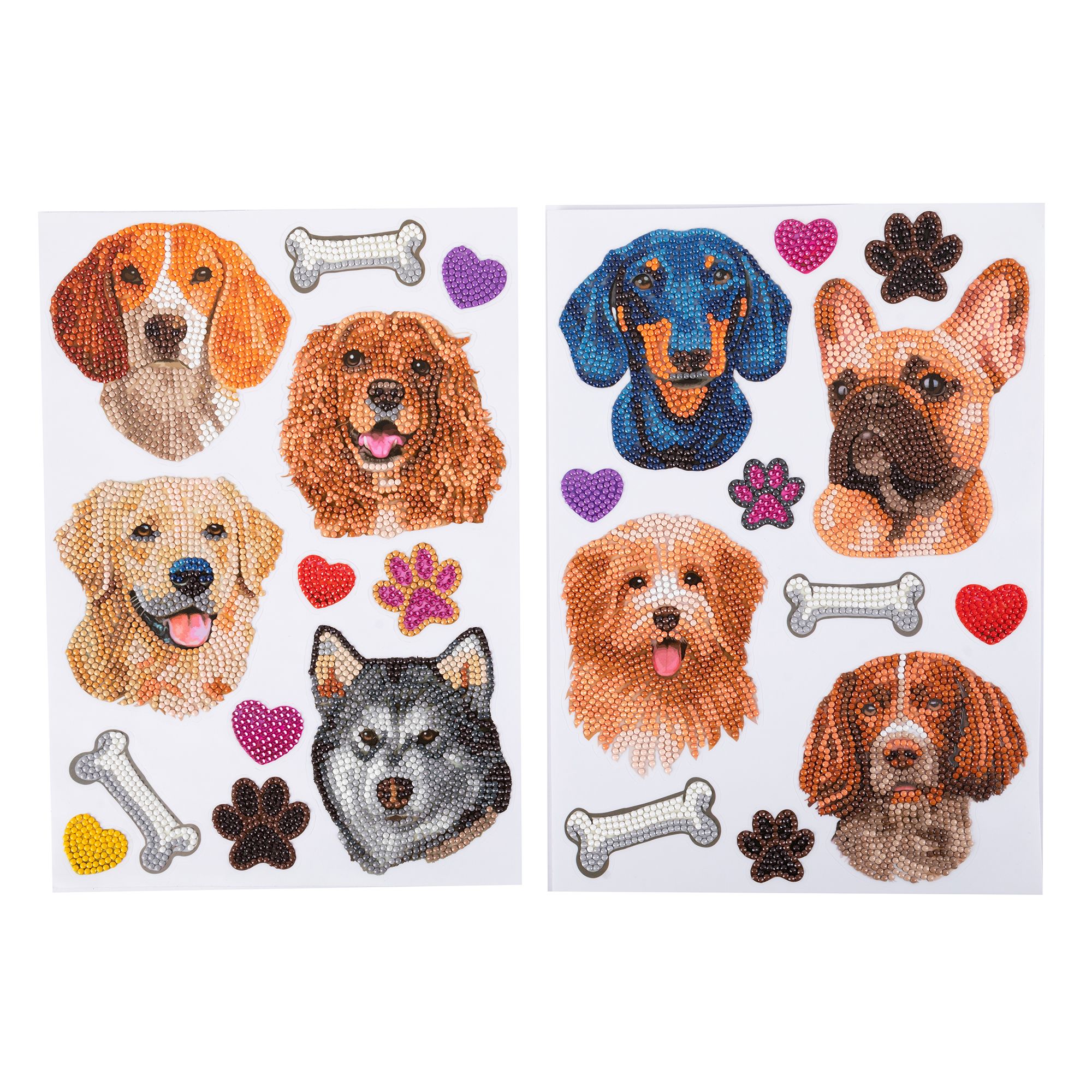 CRAFT BUDDY™ Diamond Painting DIN A4Stickerbogen zum Nachlegen 12tlg