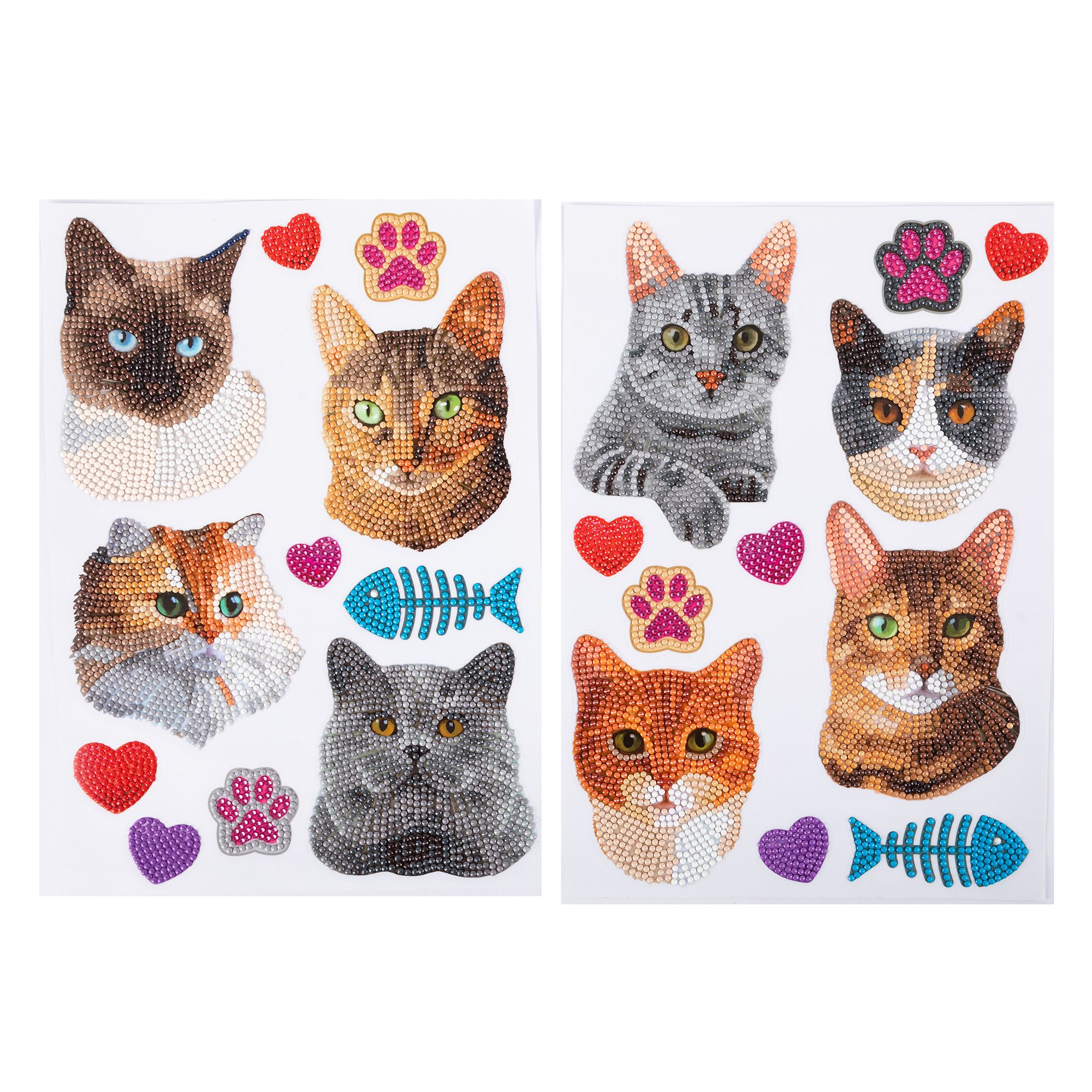 CRAFT BUDDY™ Diamond Painting DIN A4Stickerbogen zum Nachlegen 12tlg