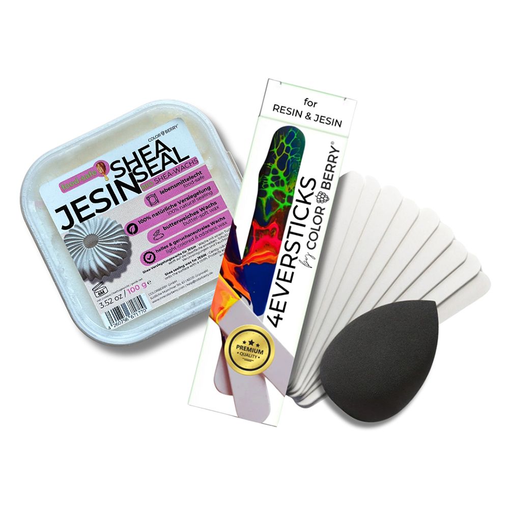 COLORBERRY Kreativ-Set Shea Seal & Rührstäbchen 3tlg.