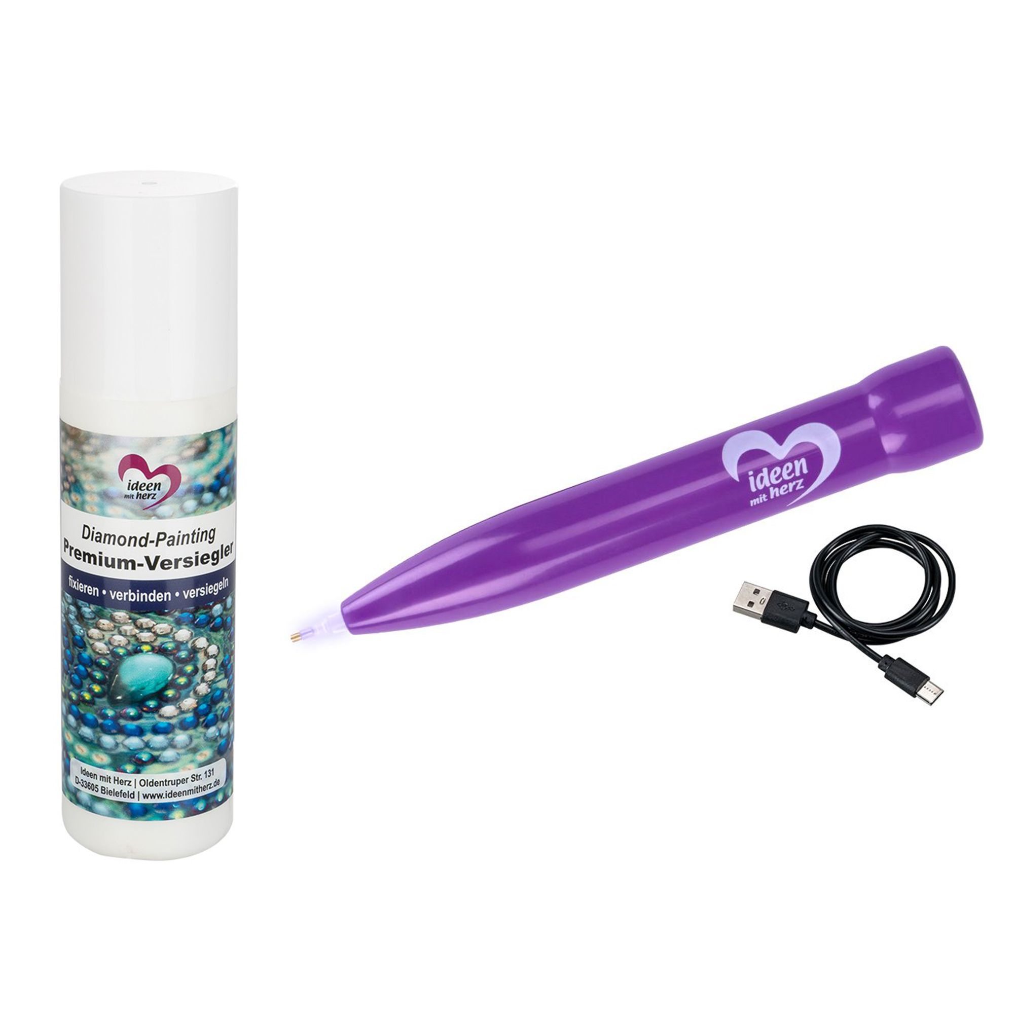 KARIN JITTENMEIER Diamond Painting-Set E-Painter kabellos & Versiegeler 3tlg.