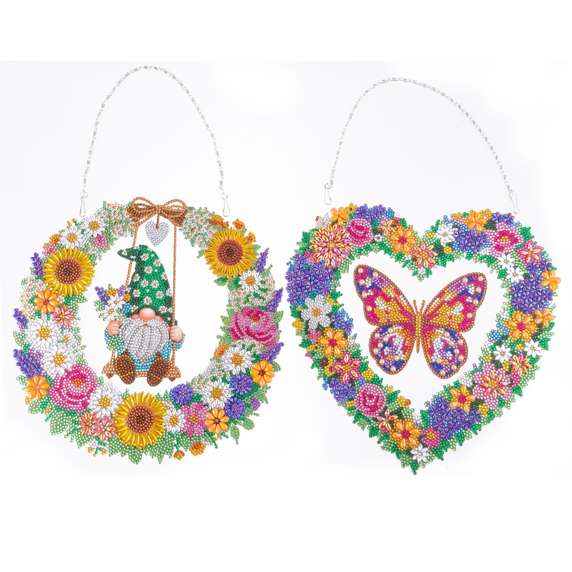 CRAFT BUDDY™ Diamond Painting 2 Fensterbilder versch. Designs 7tlg.