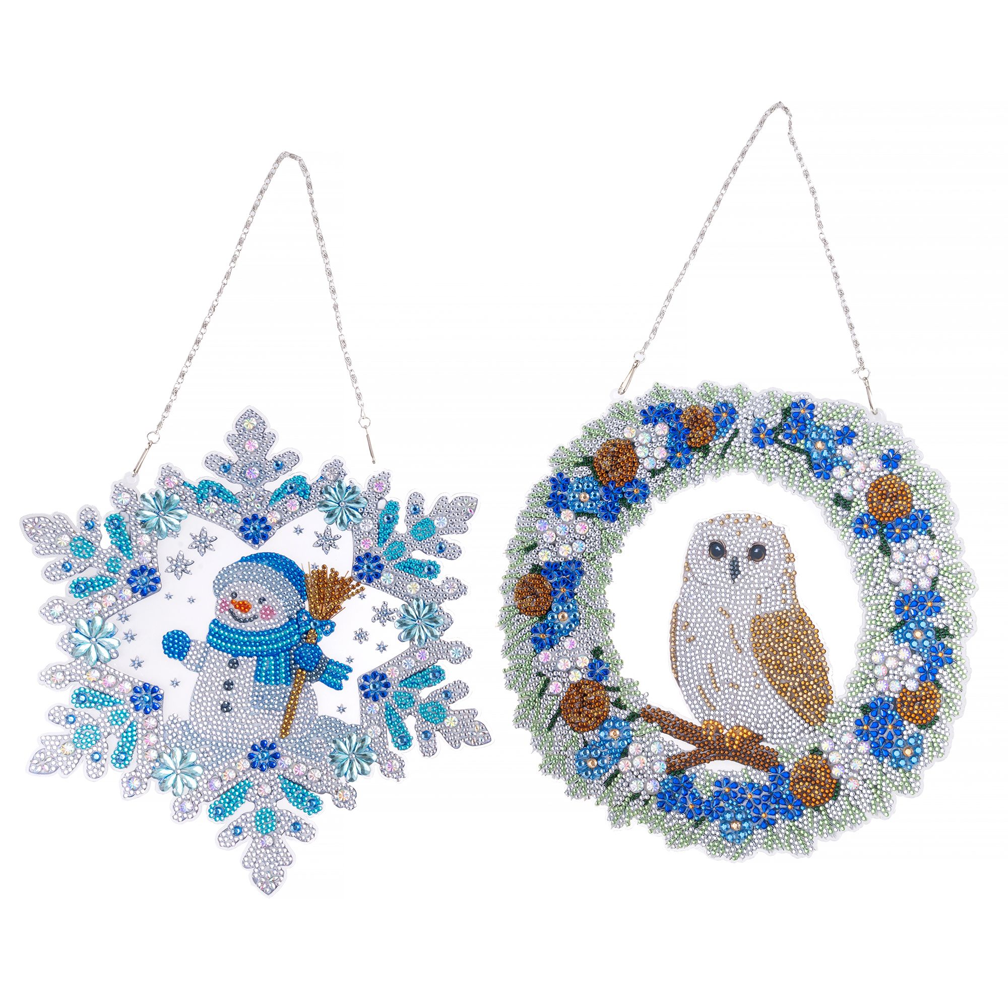 CRAFT BUDDY™ Diamond Painting 2 Fensterbilder versch. Designs 7tlg.