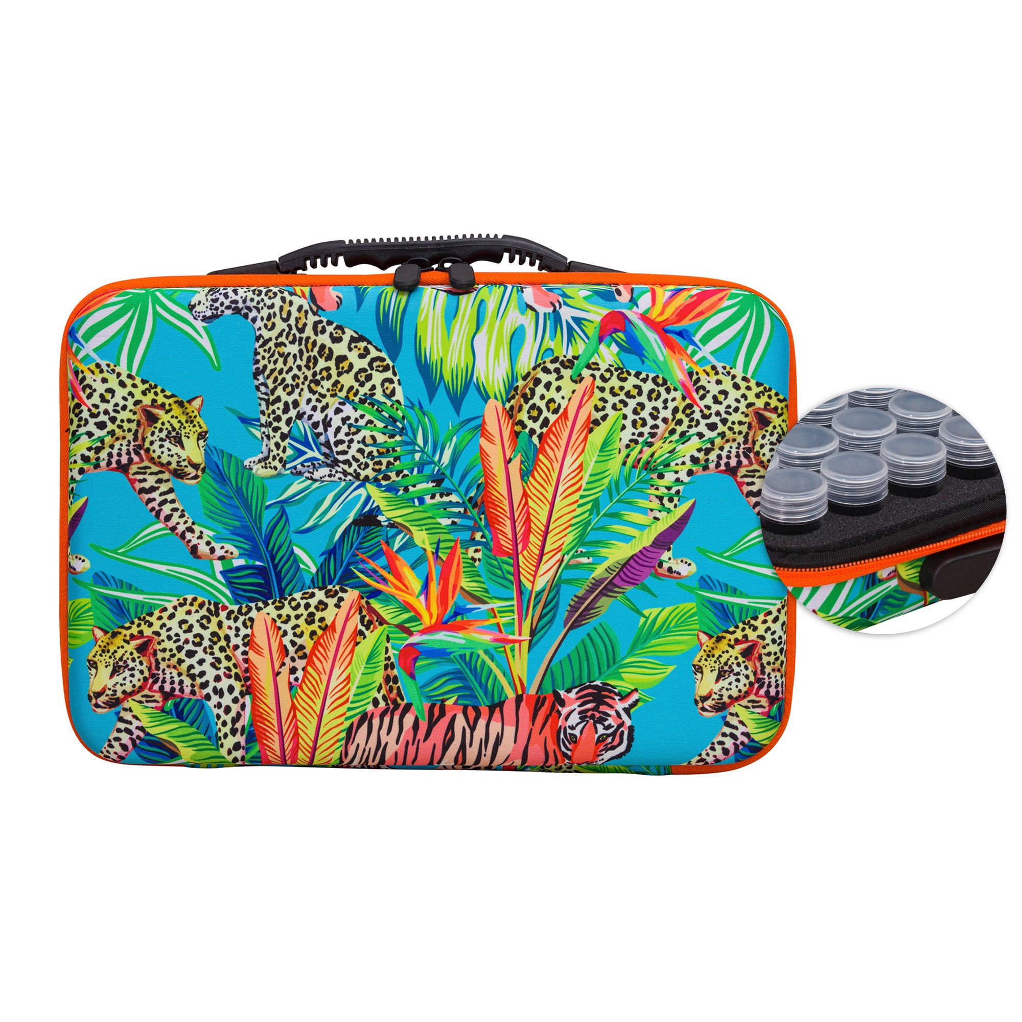 CRAFT BUDDY™ Diamond Painting 60 Acryldosen & Aufbewahrungstasche 62tlg.