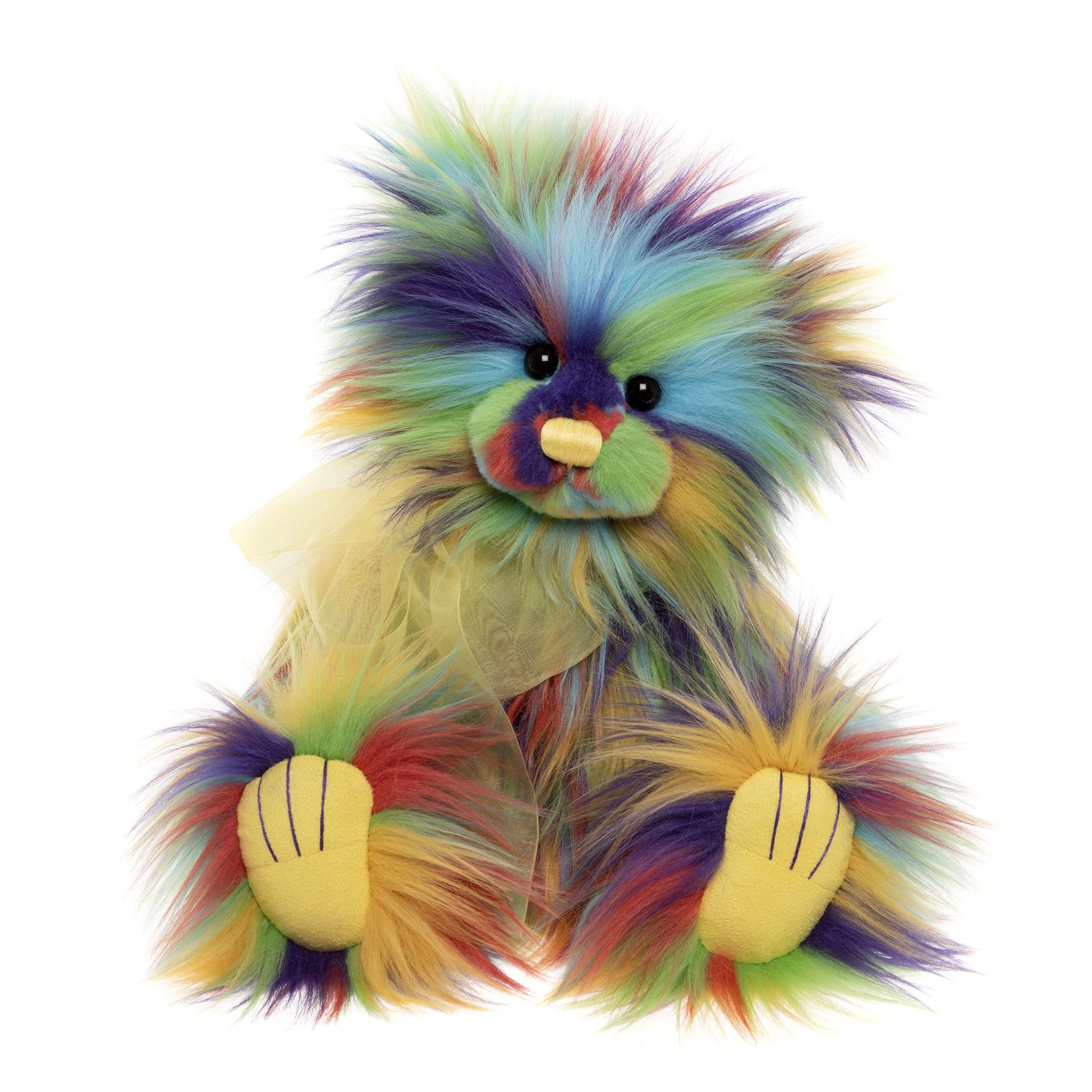 CHARLIE BEARS® Plüschbär Borealis mit Schleife Höhe ca. 36cm