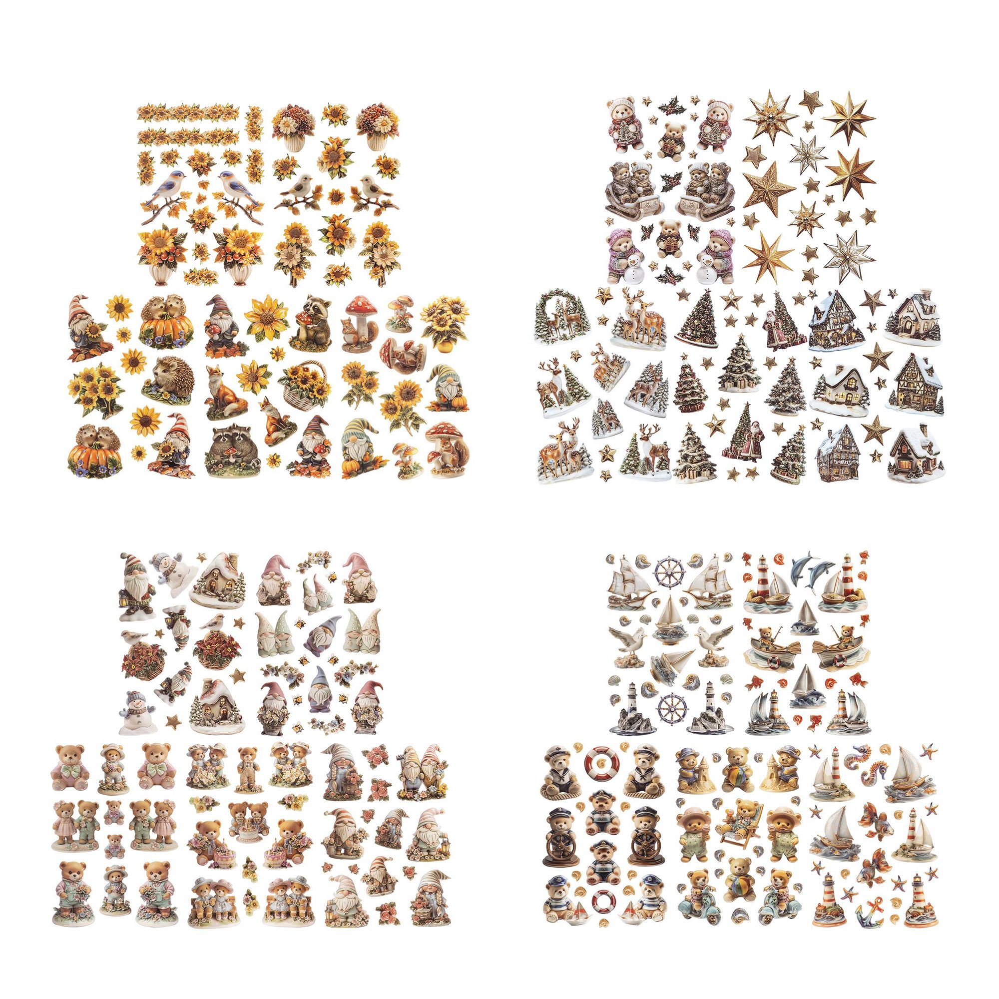 JULIA JITTENMEIER Sticker-Set Reliefsticker rund um´s Jahr 20tlg.