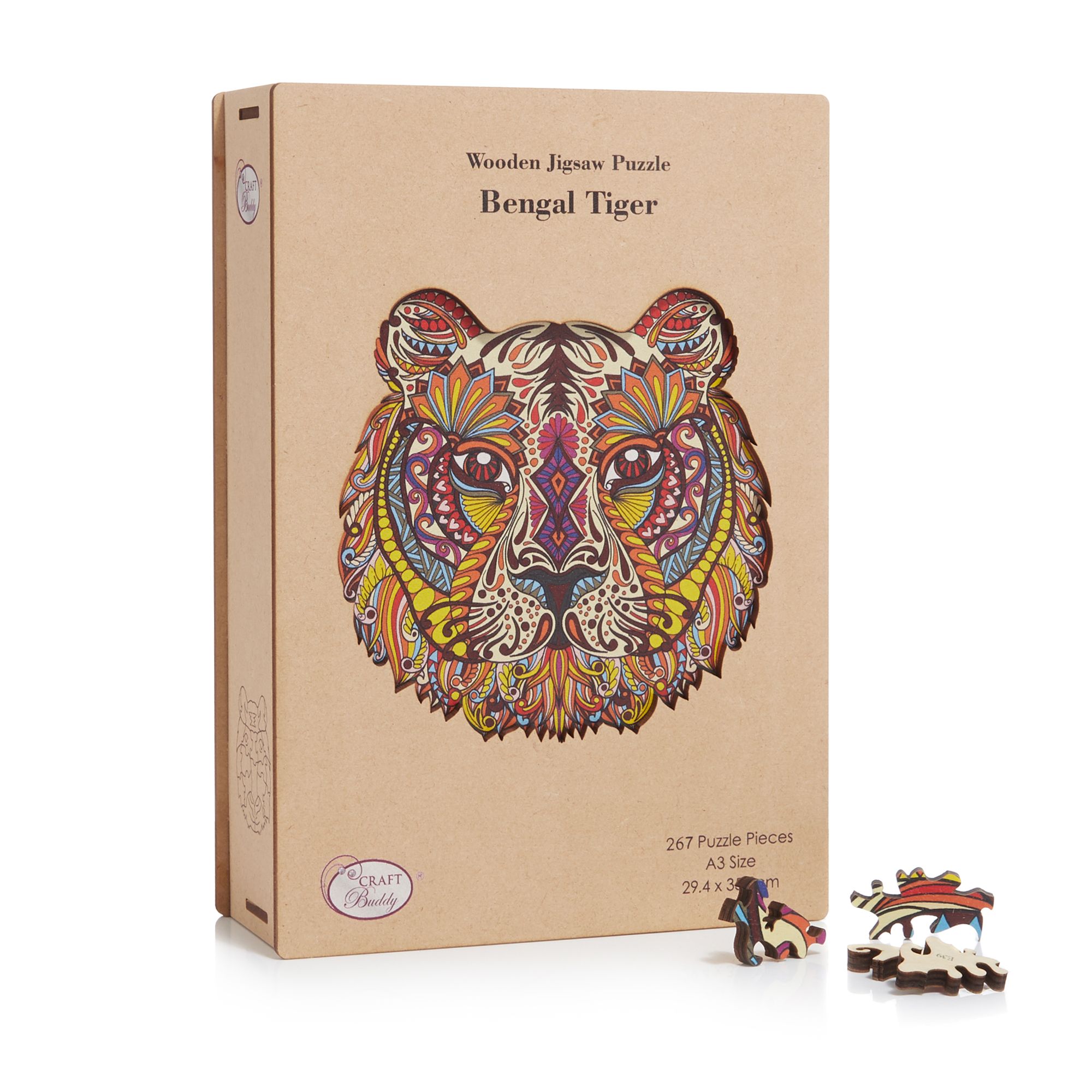 CRAFT BUDDY PuzzleSet aus Holz DIN A3Format Motivauswahl QVC.de