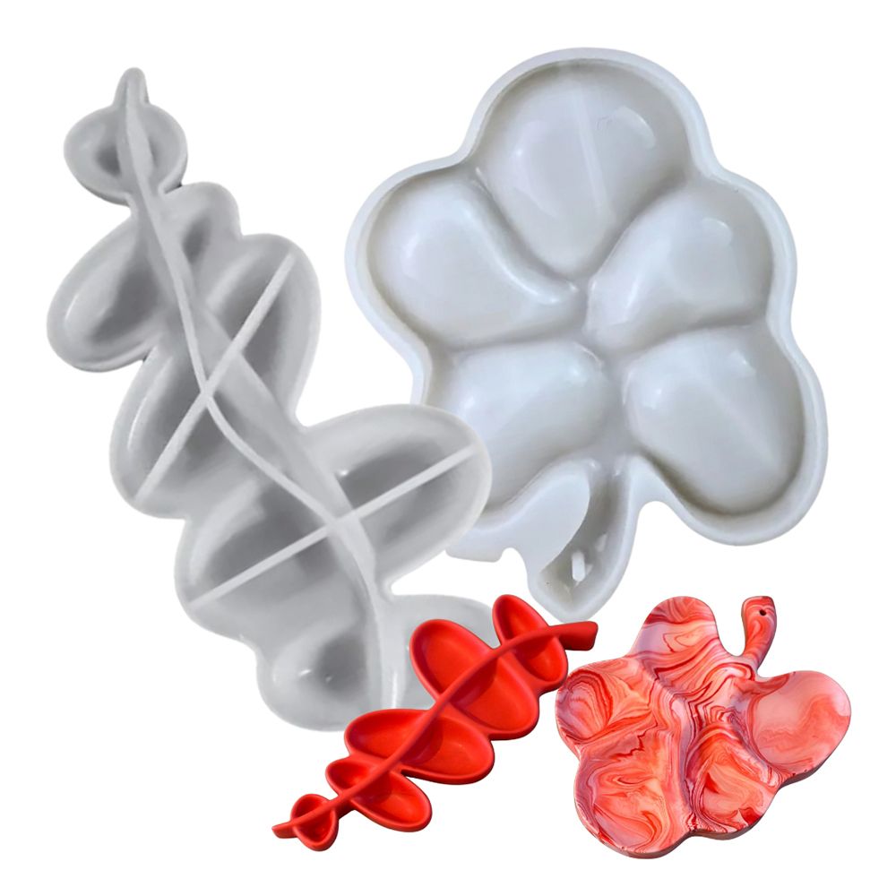 COLORBERRY Kreativ-Set 2 Silikonformen Ablageschalen 2tlg.