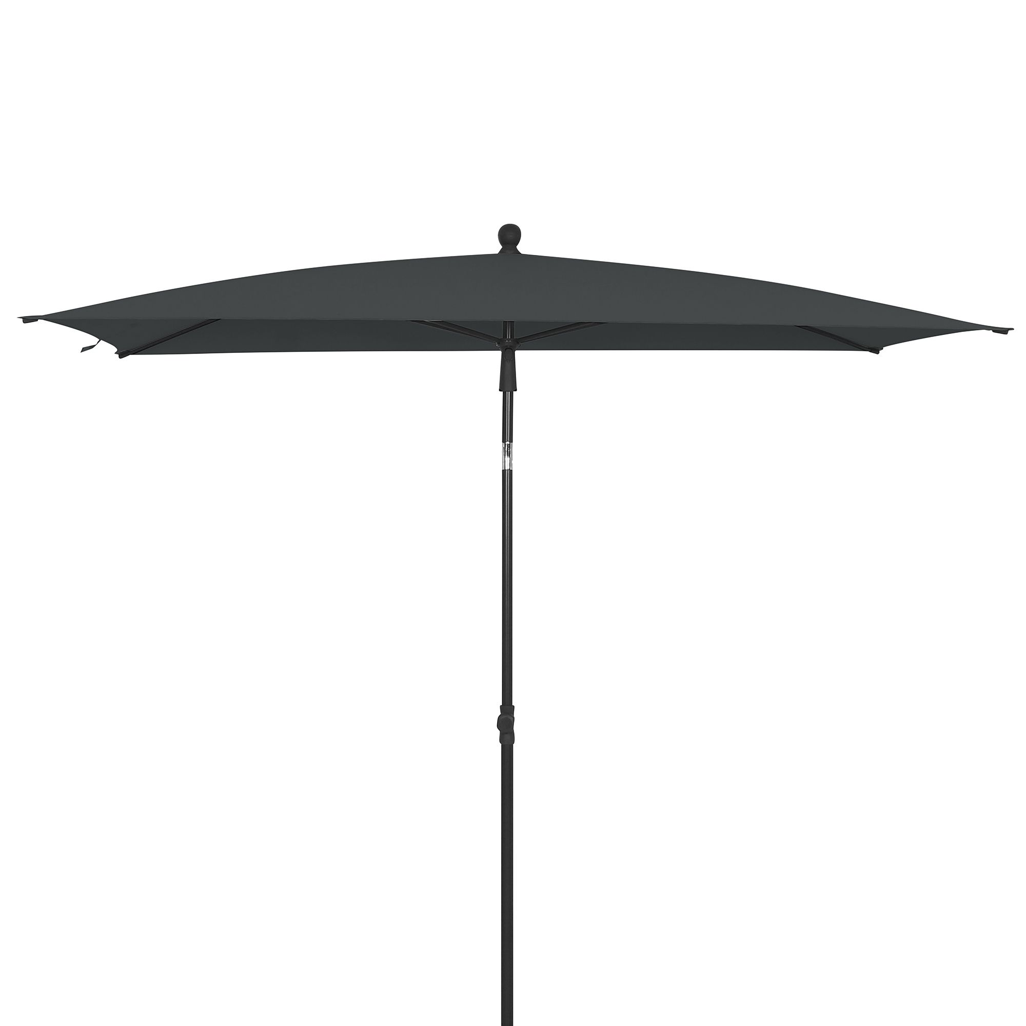 SIENA GARDEN Mittelstockschirm City UV Schutz 50+ ca. 210x140cm