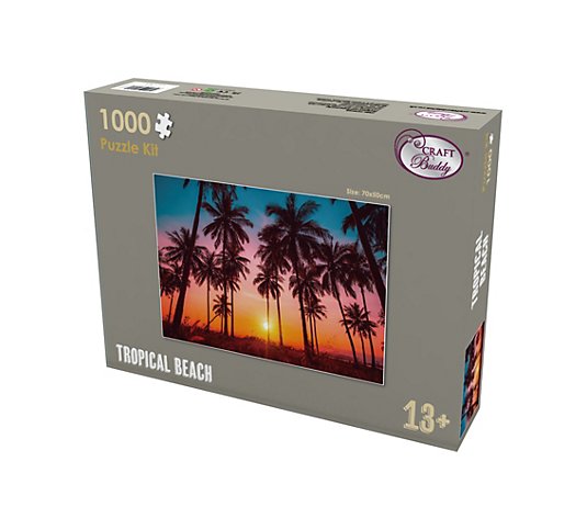 CRAFT BUDDY Puzzle tropischer Strand 1.000 Teile 70x50cm