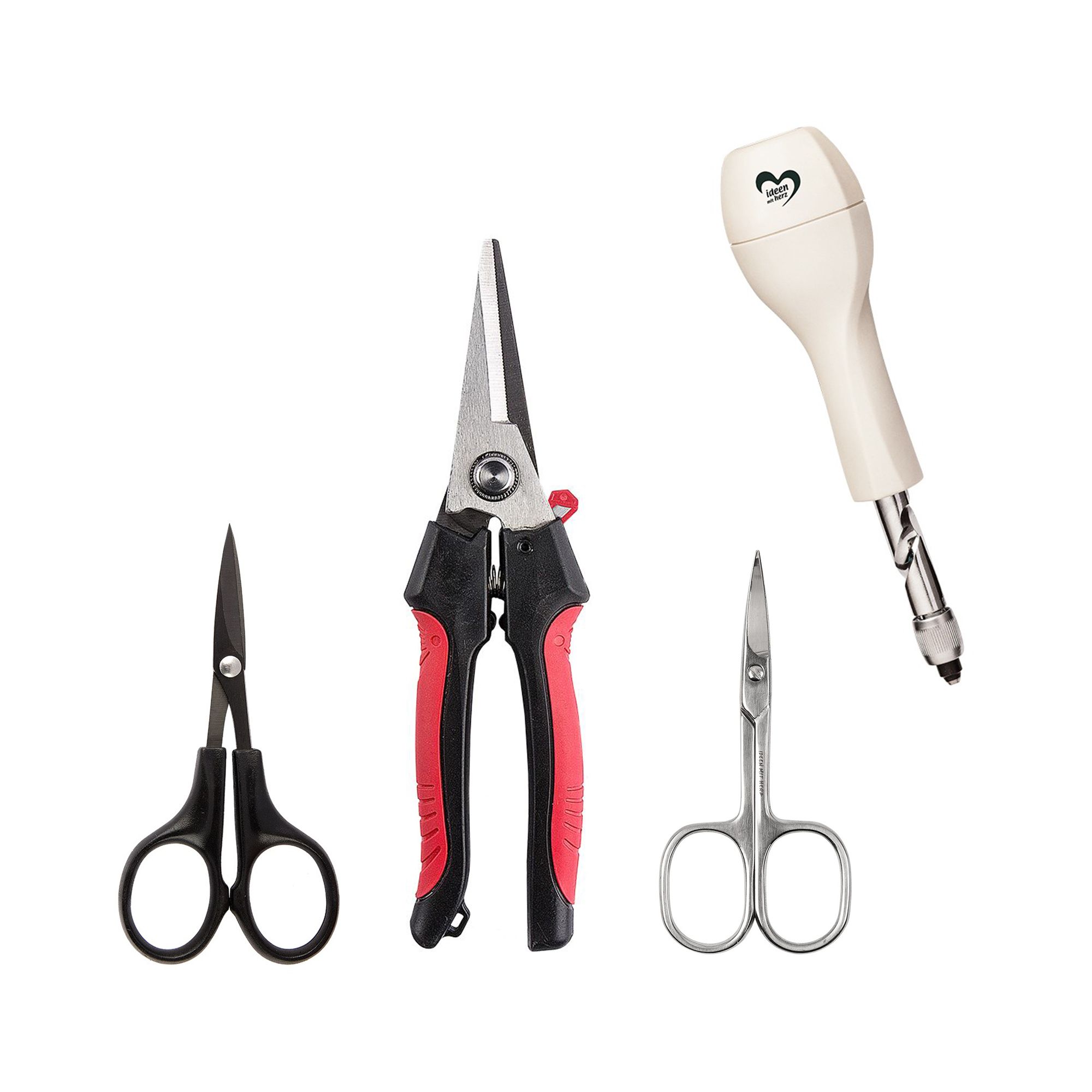 KARIN JITTENMEIER Kreativ-Set Bastelscheren versch. Größen 4tlg.