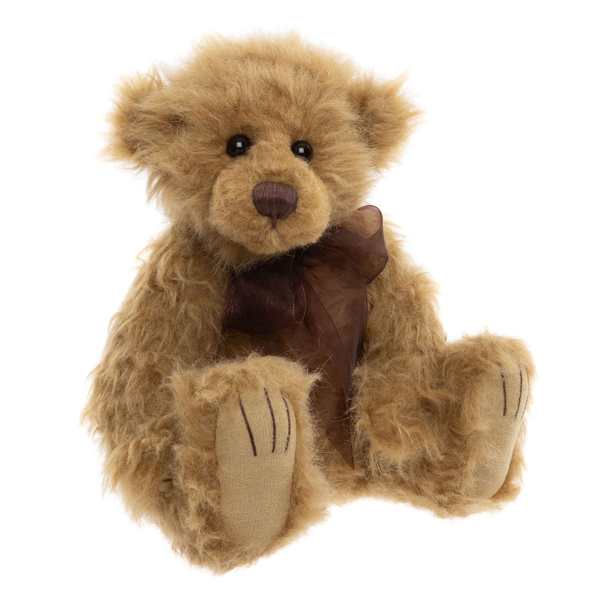 CHARLIE BEARS® Plüschbär Mr. Gulliver mit Schleife Höhe ca. 28cm