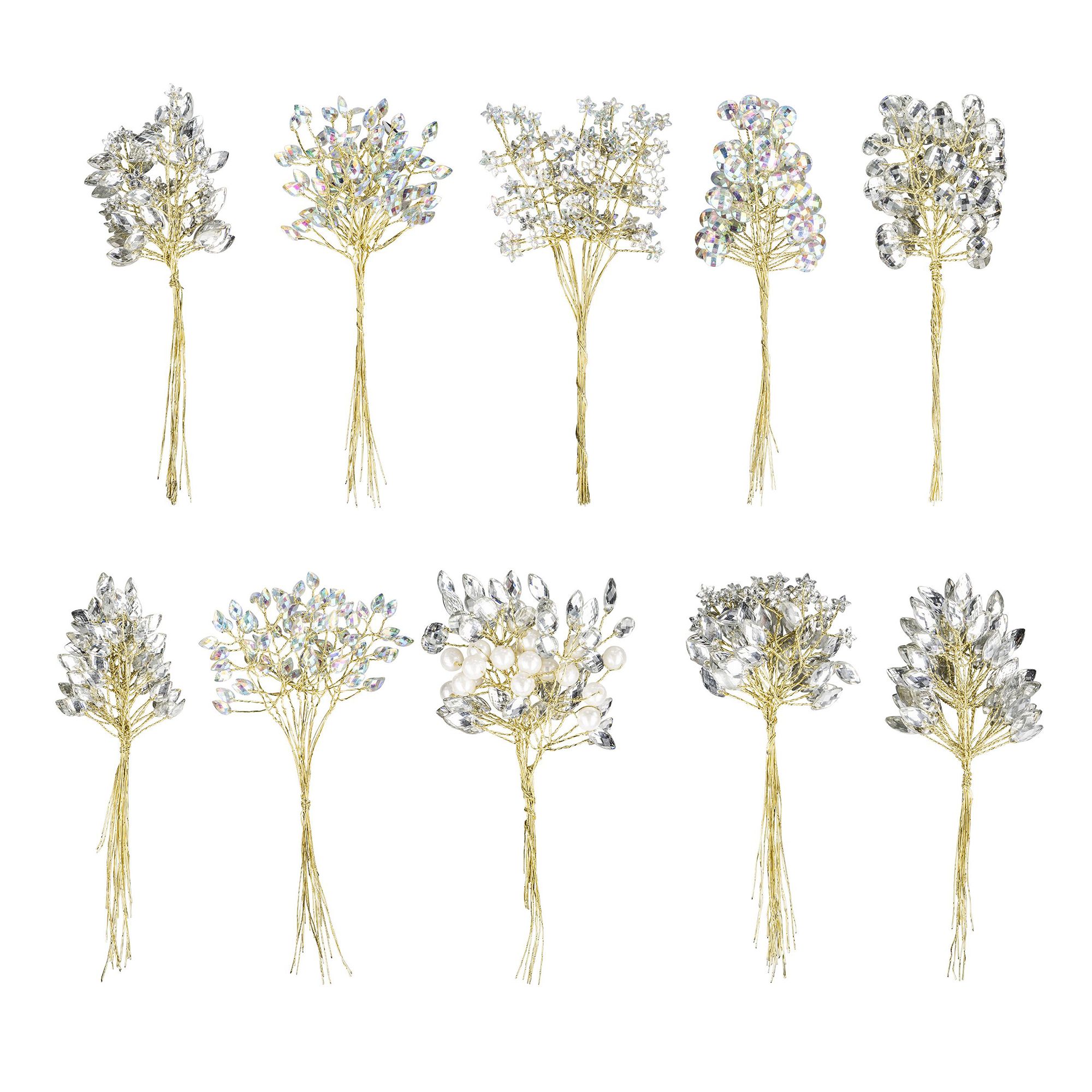 KARIN JITTENMEIER Kreativ-Set Kristallzweige verschiedene Designs 10tlg.