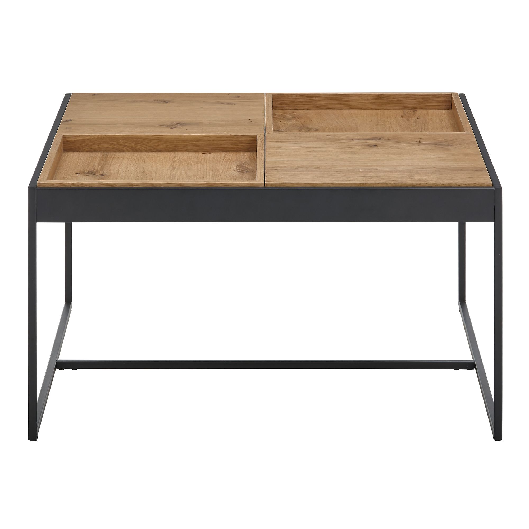 BODYFLEX LOUNGE Couchtisch TORINO mit 4 beidseitig nutzbaren und tauschbaren Platten