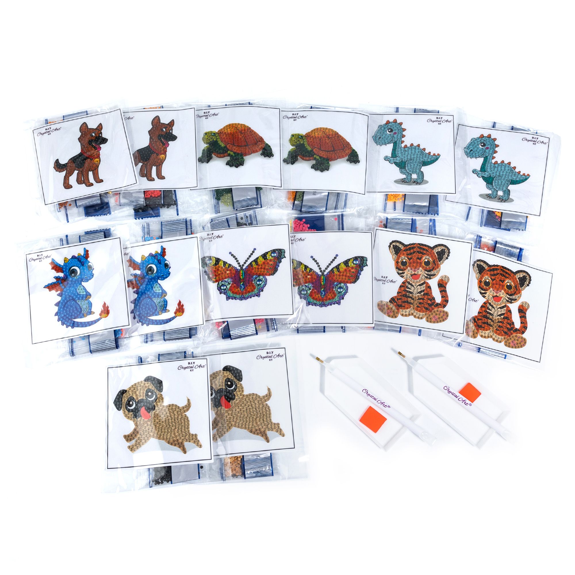 CRAFT BUDDY™ Diamond Painting Sticker zum Nachlegen 21tlg. QVC.de