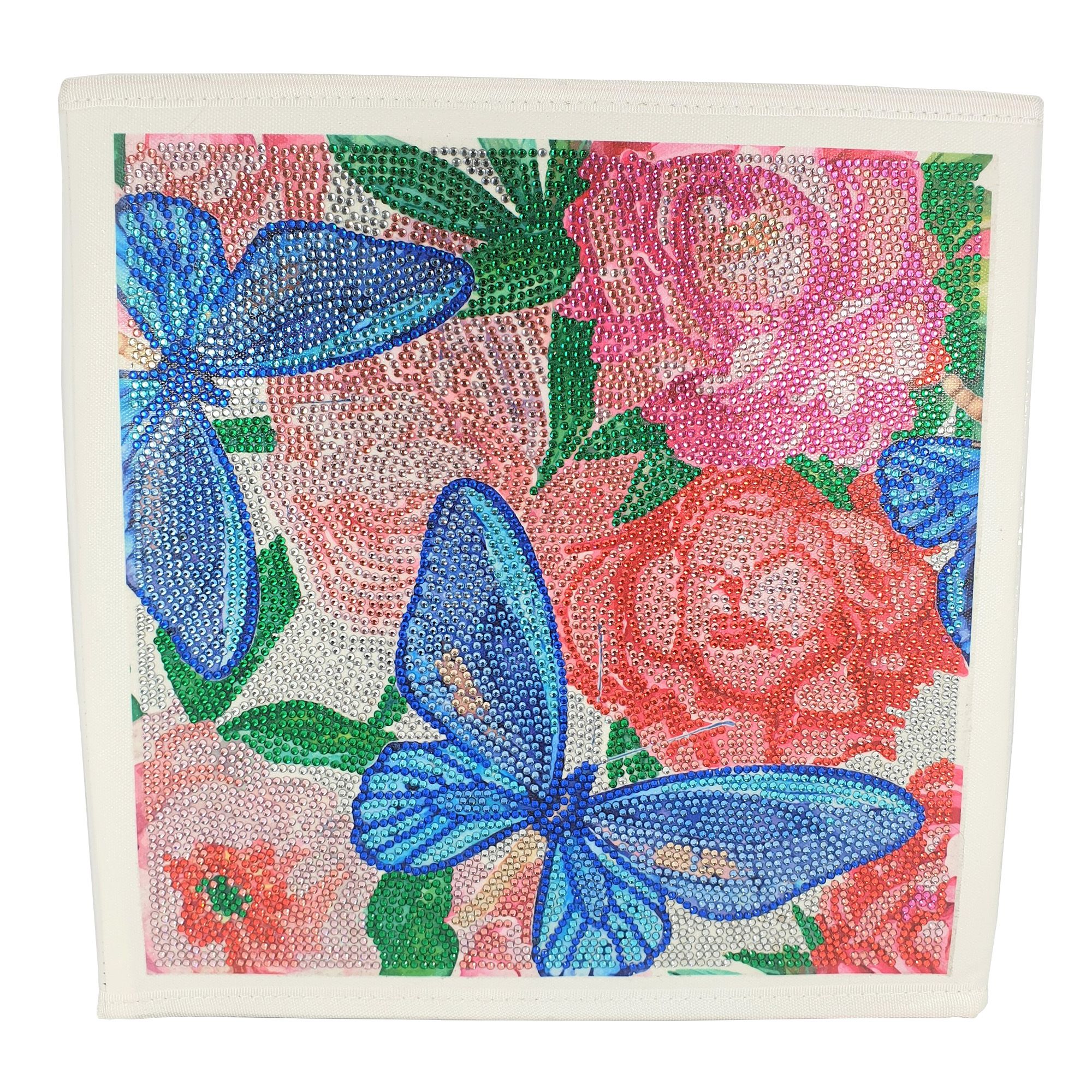 CRAFT BUDDY™ Diamond Painting Aufbewahrungsbox Pfingstrosen ca. 30x30cm