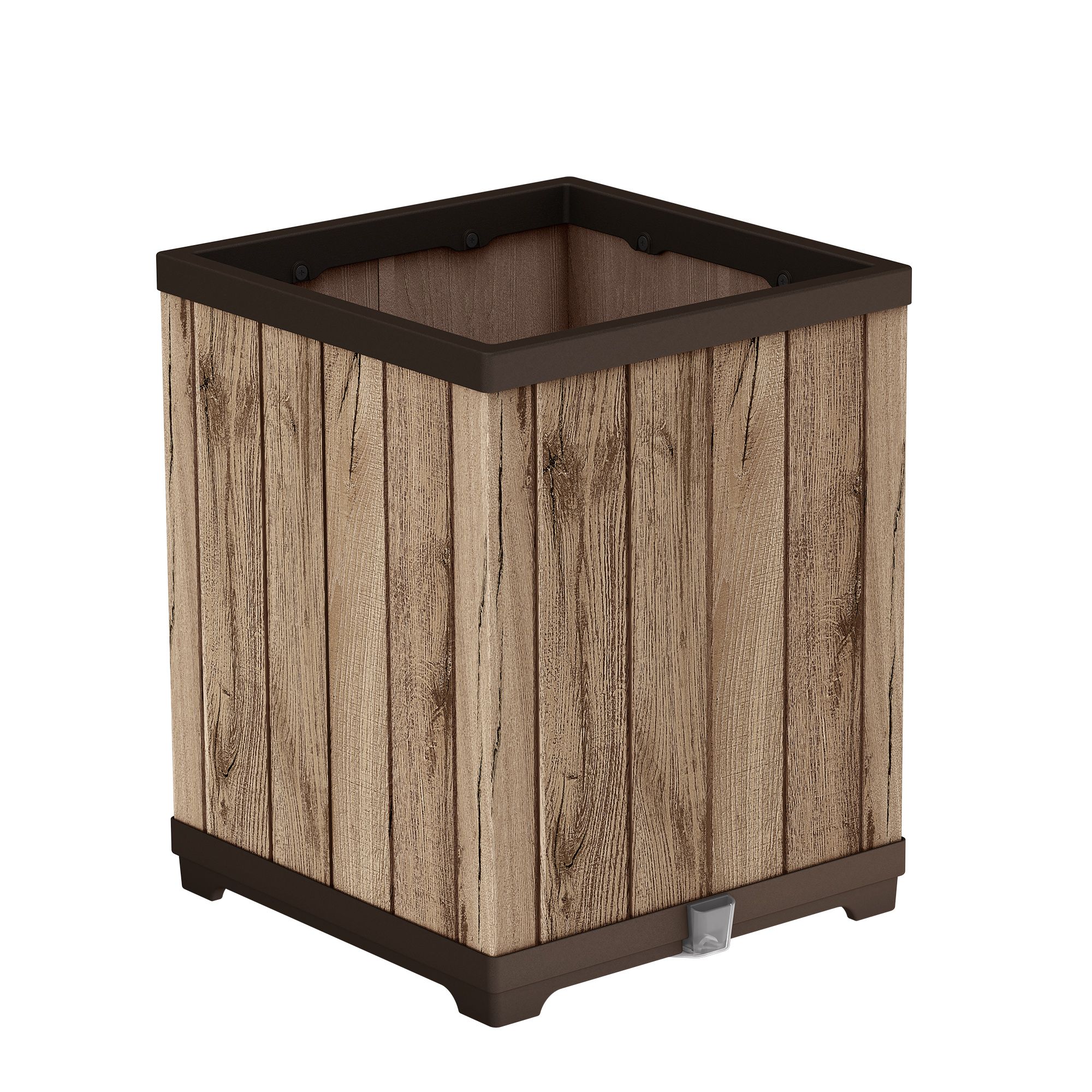 KETER® Pflanzgefäß 90L Signature Collection Decocoat Pine ca. 45,5x45,5x45,5cm