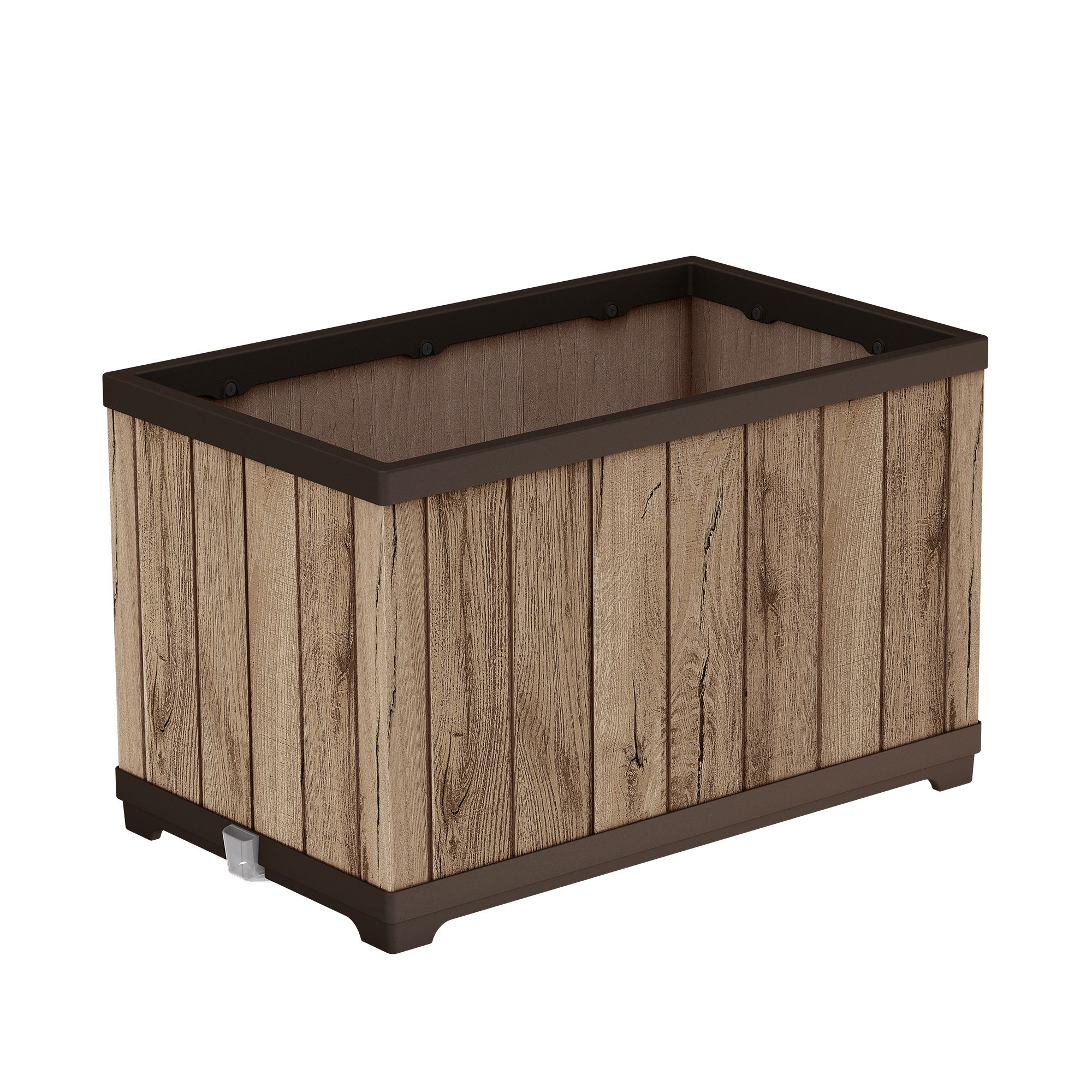 KETER® Pflanzgefäß 180L Signature Collection Decocoat Pine ca. 45,5x45,5x76cm