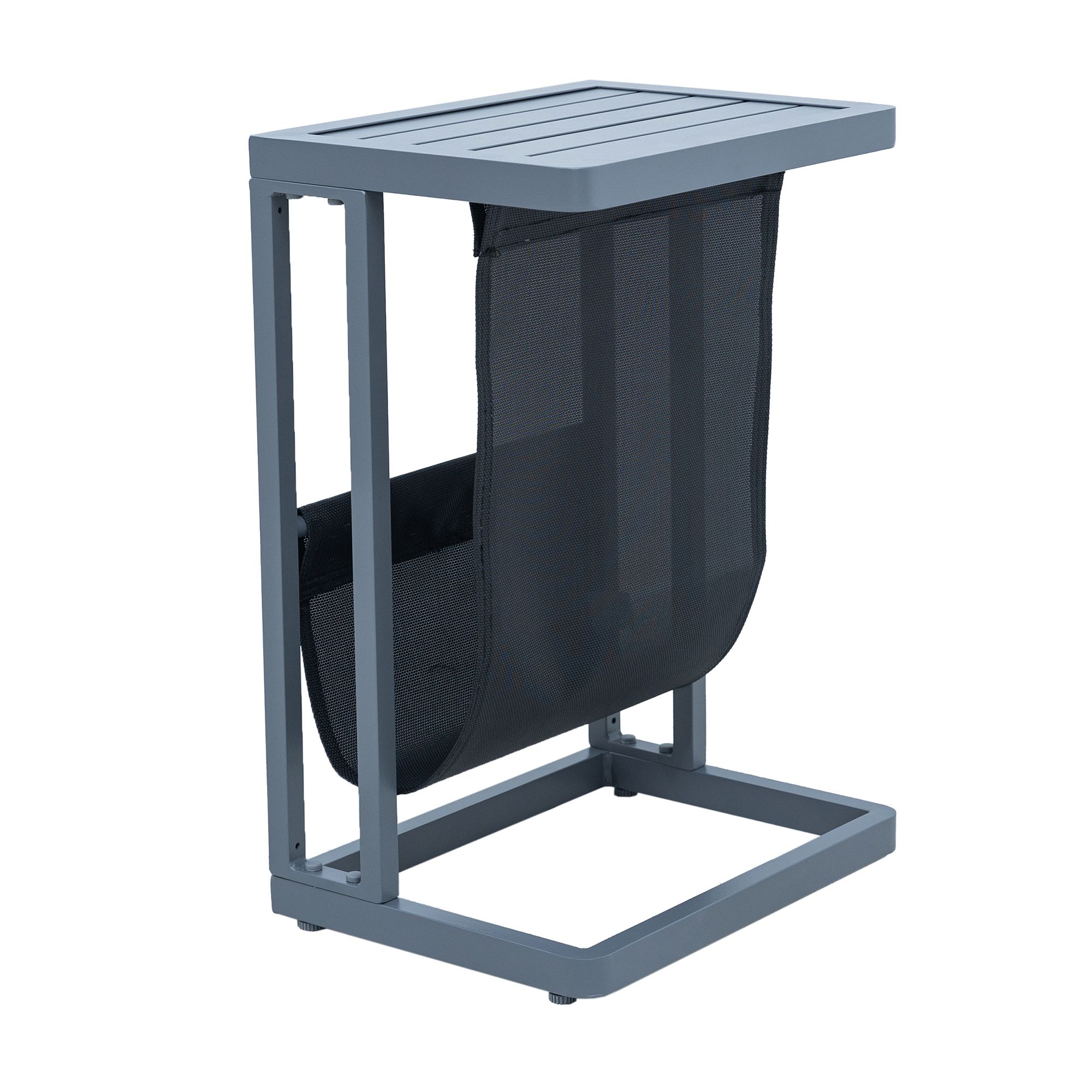 GREEN LOUNGE Beistelltisch inkl. Magazinhalter wetterfest ca. 30x40x59cm