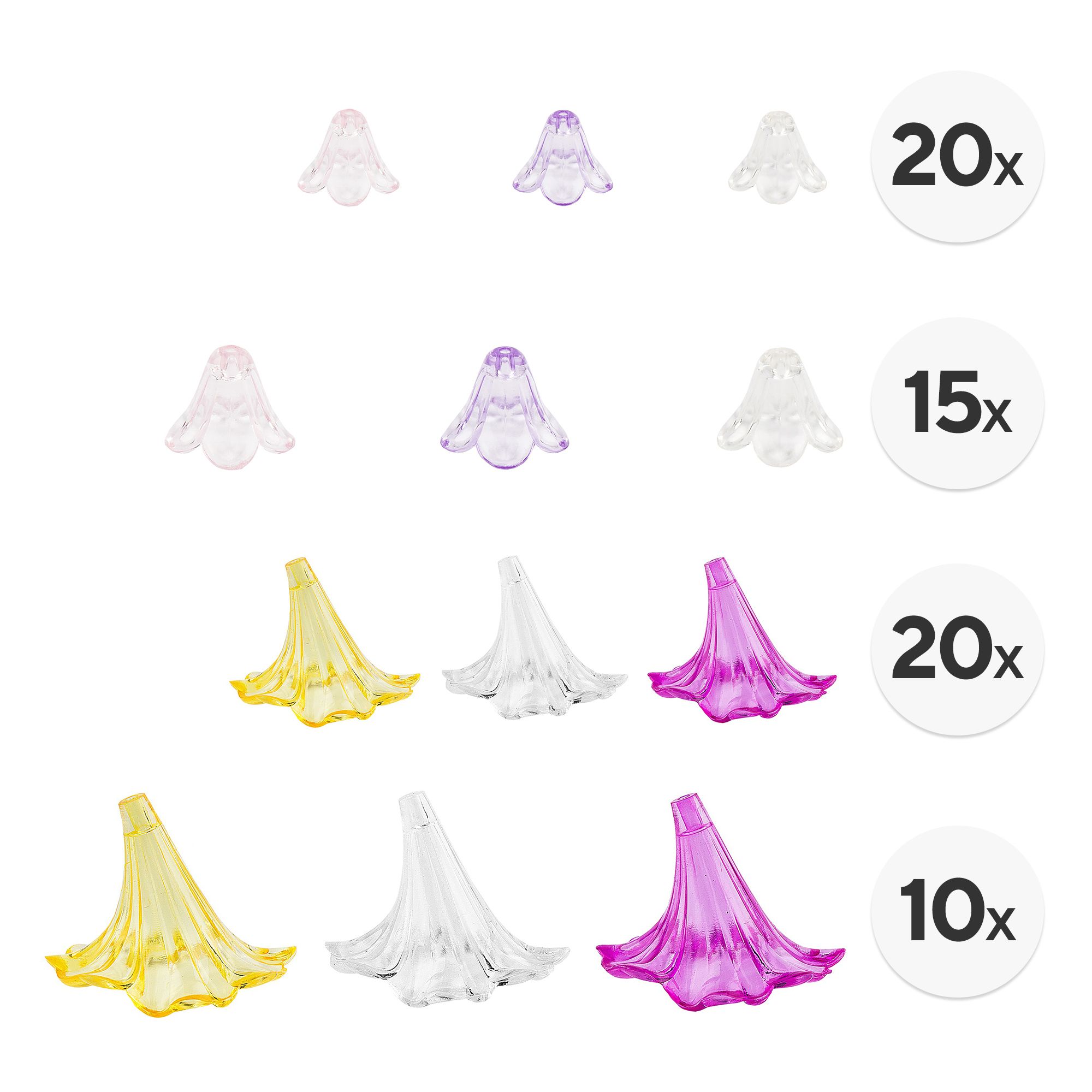 KARIN JITTENMEIER Kreativ-Set Blütenkelche verschiedene Designs 12tlg.