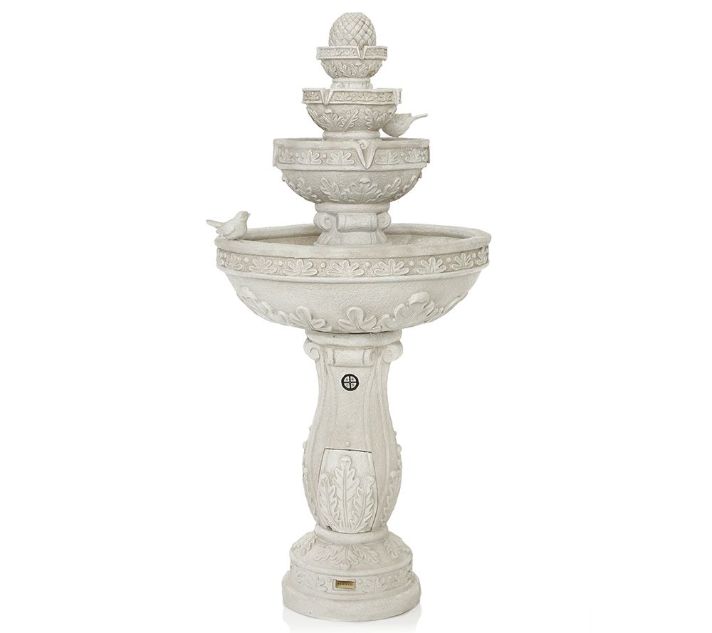 GARTEN CHIC Kaskadenbrunnen FarbwechselLED 4 Ebenen H. ca