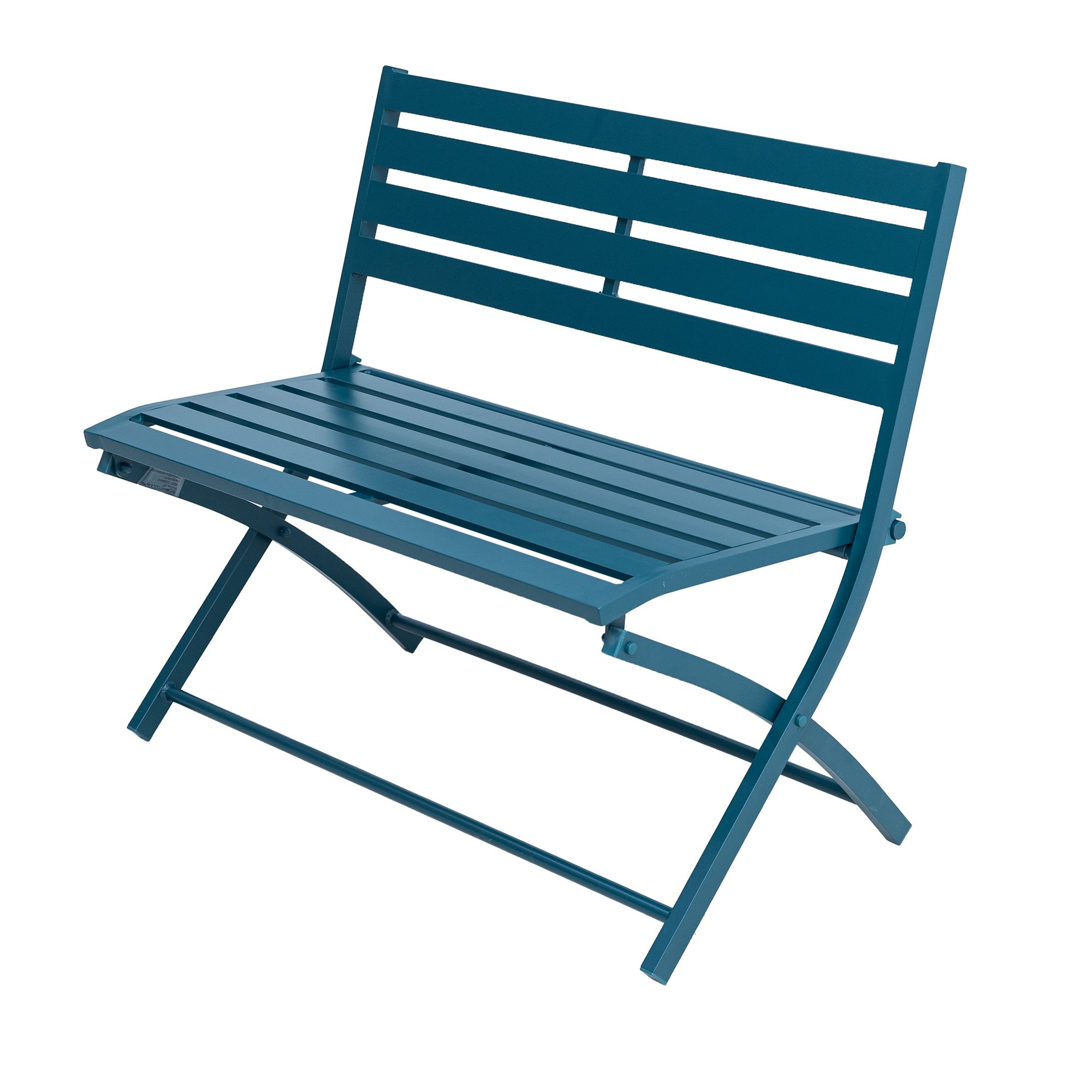 GREEN LOUNGE Gartenbank 2-Sitzer, klappbar Aluminium ca. 95x55x82cm