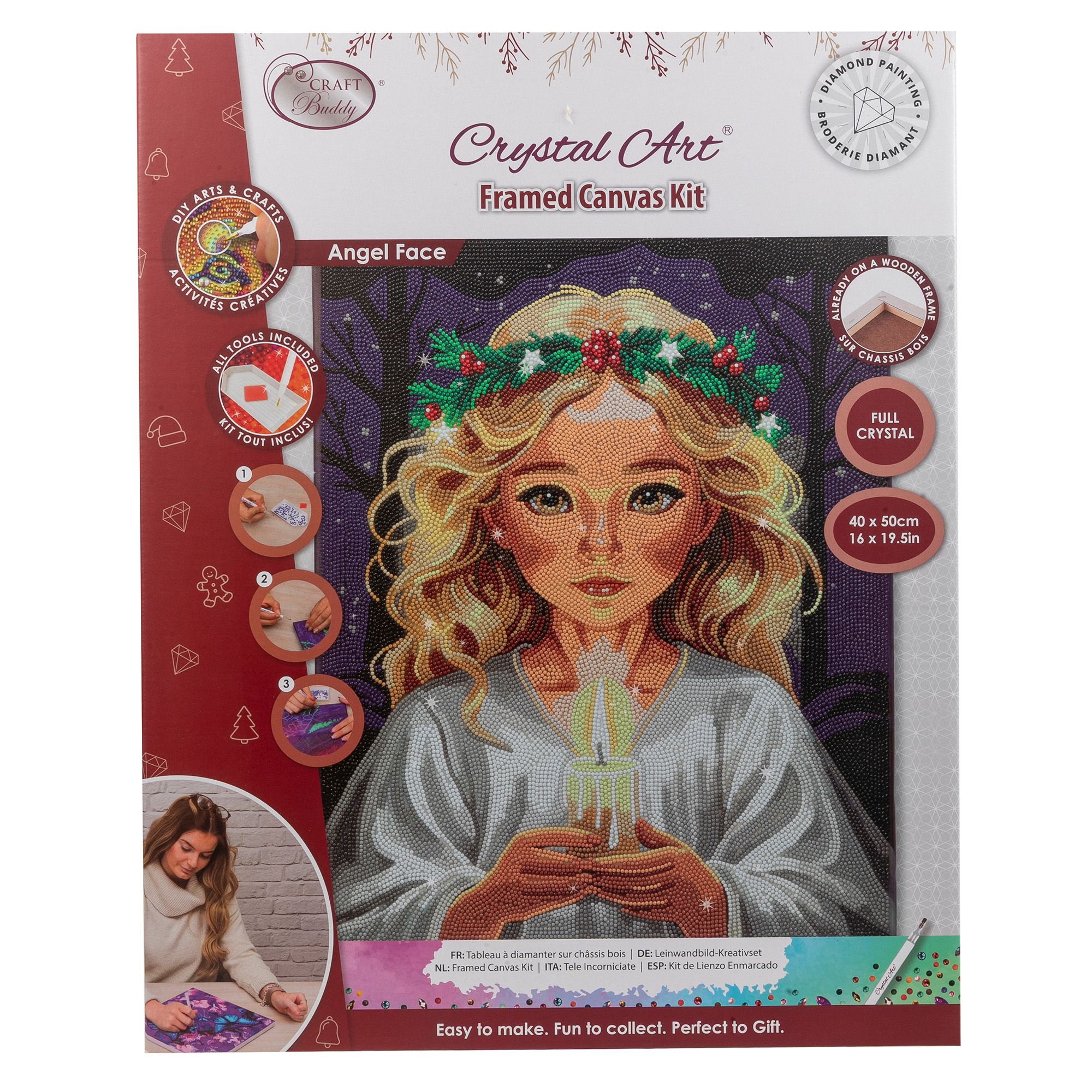 CRAFT BUDDY™ Diamond Painting Bild 40x50cm zum Nachlegen 5tlg.