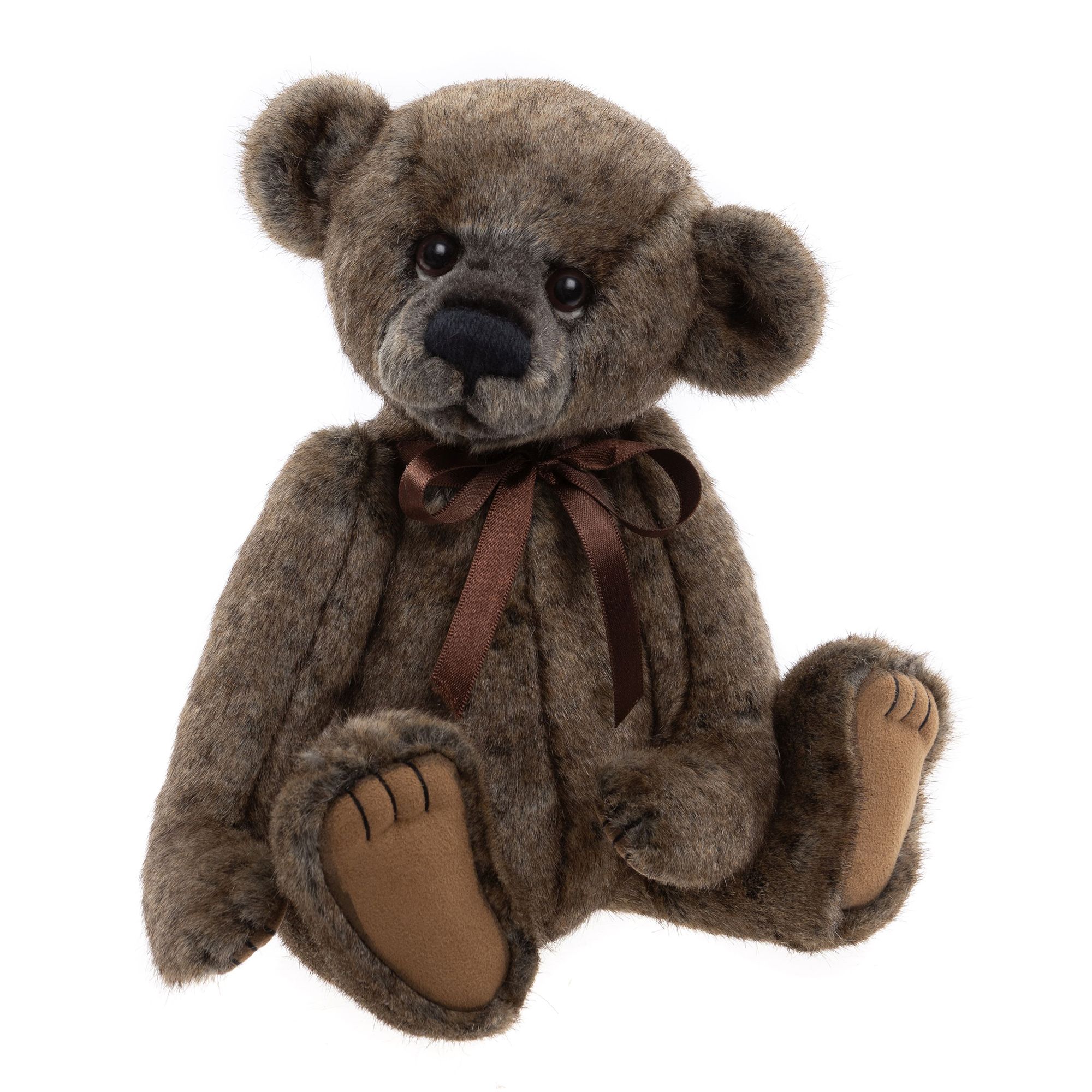 CHARLIE BEARS® Plüschbär Wilson mit Schleife Höhe ca. 28cm