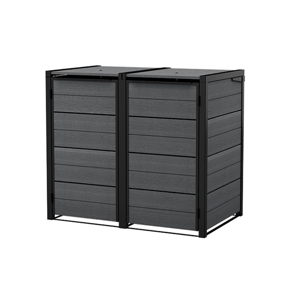 KETER® Mülltonnenschrank HIDE AWAY 240L ca. 138x121x85cm 10 Jahre Garantie