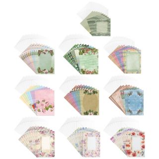 KARIN JITTENMEIER Grußkarten-Set Motivkarten versch. Designs 200tlg.