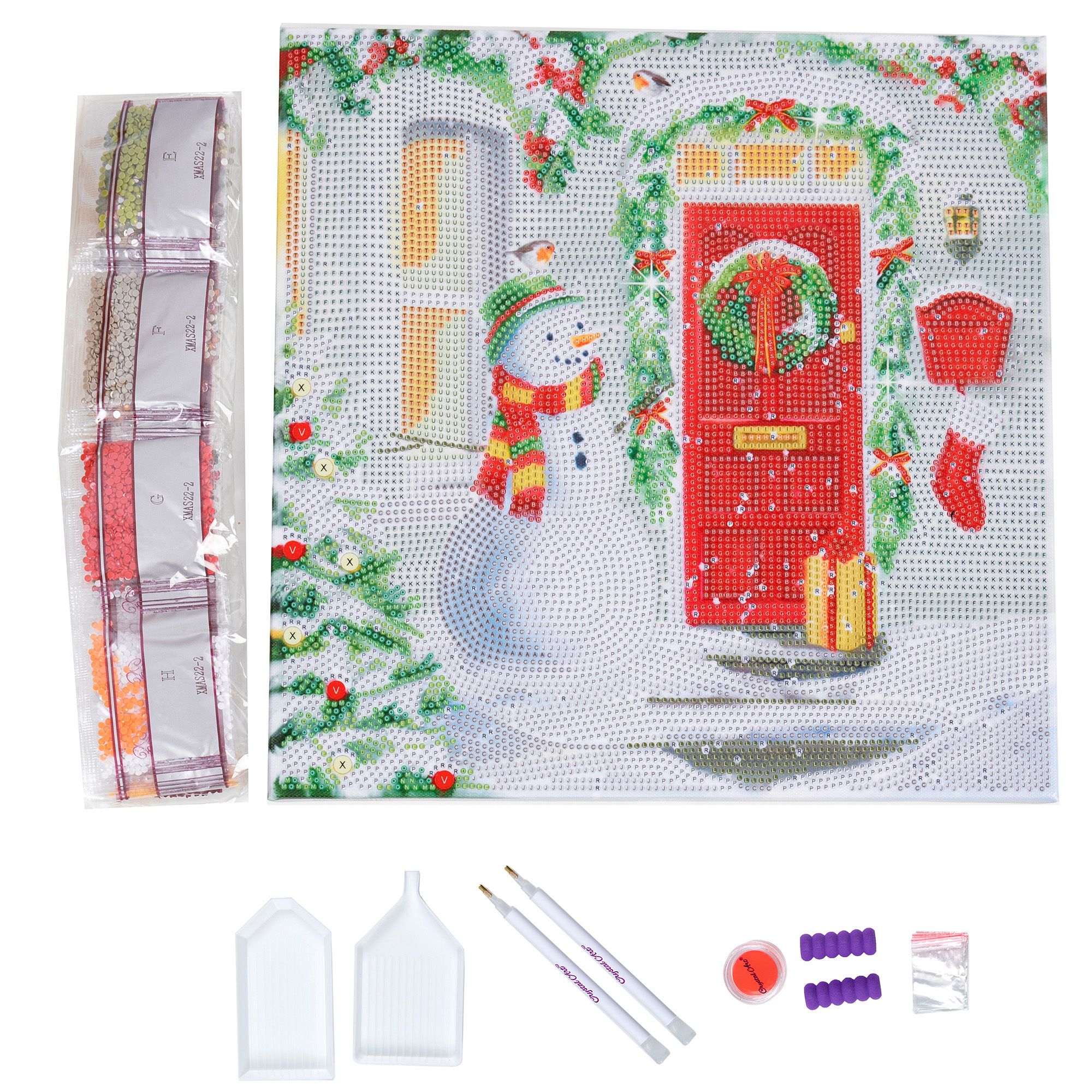 CRAFT BUDDY Diamond Painting Bild 30x30cm zum Nachlegen 8tlg. QVC.de