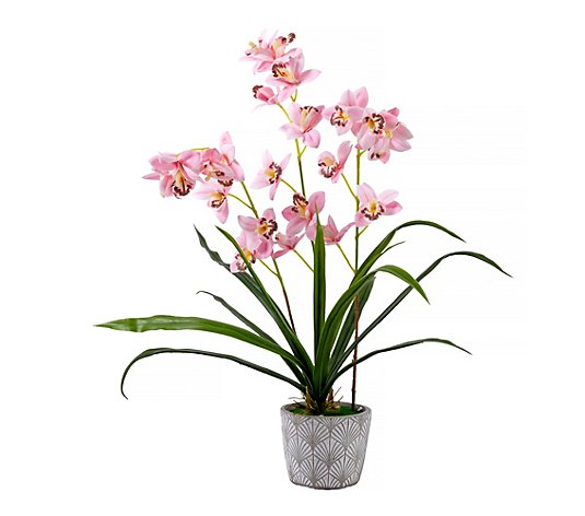 CRAFT BUDDY™ Dekofloristik-Set Orchideen im Topf selbst gestalten 12tlg.