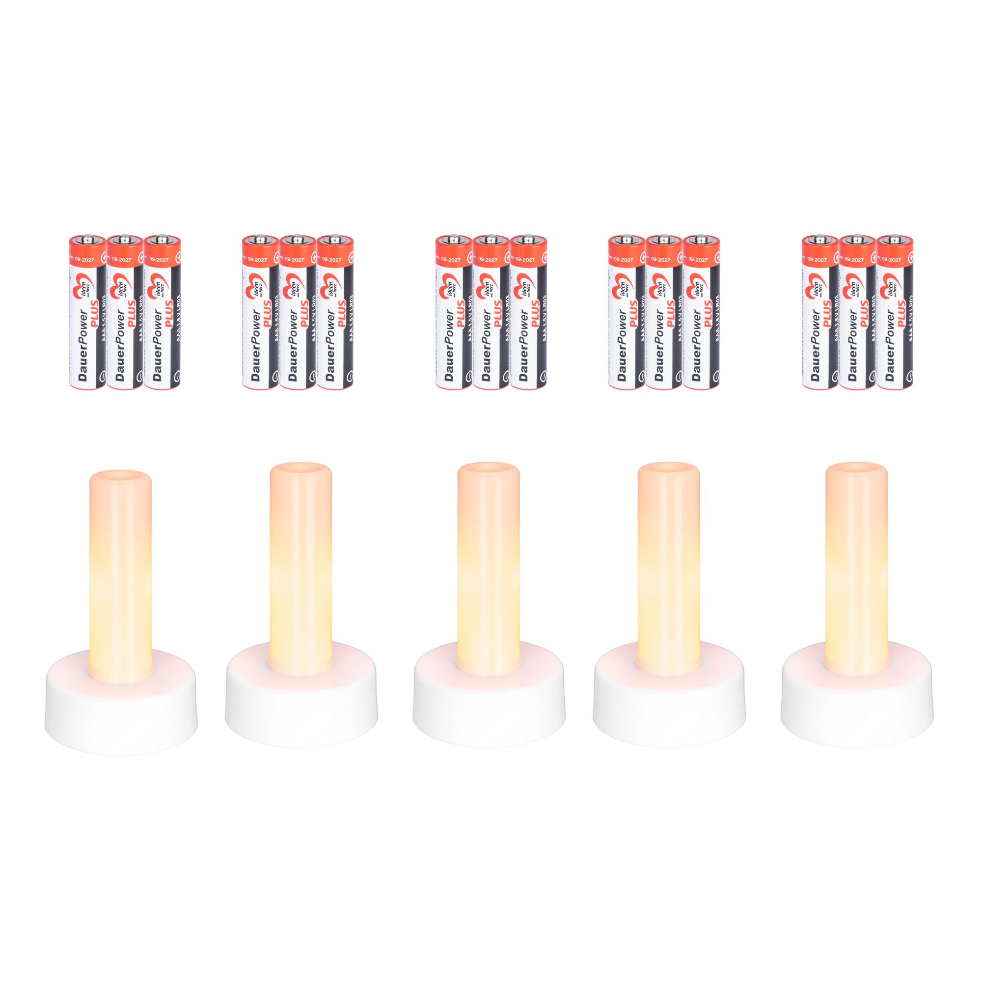 KARIN JITTENMEIER Kreativ-Set LED Säulen mit Flammeneffekt 20tlg.