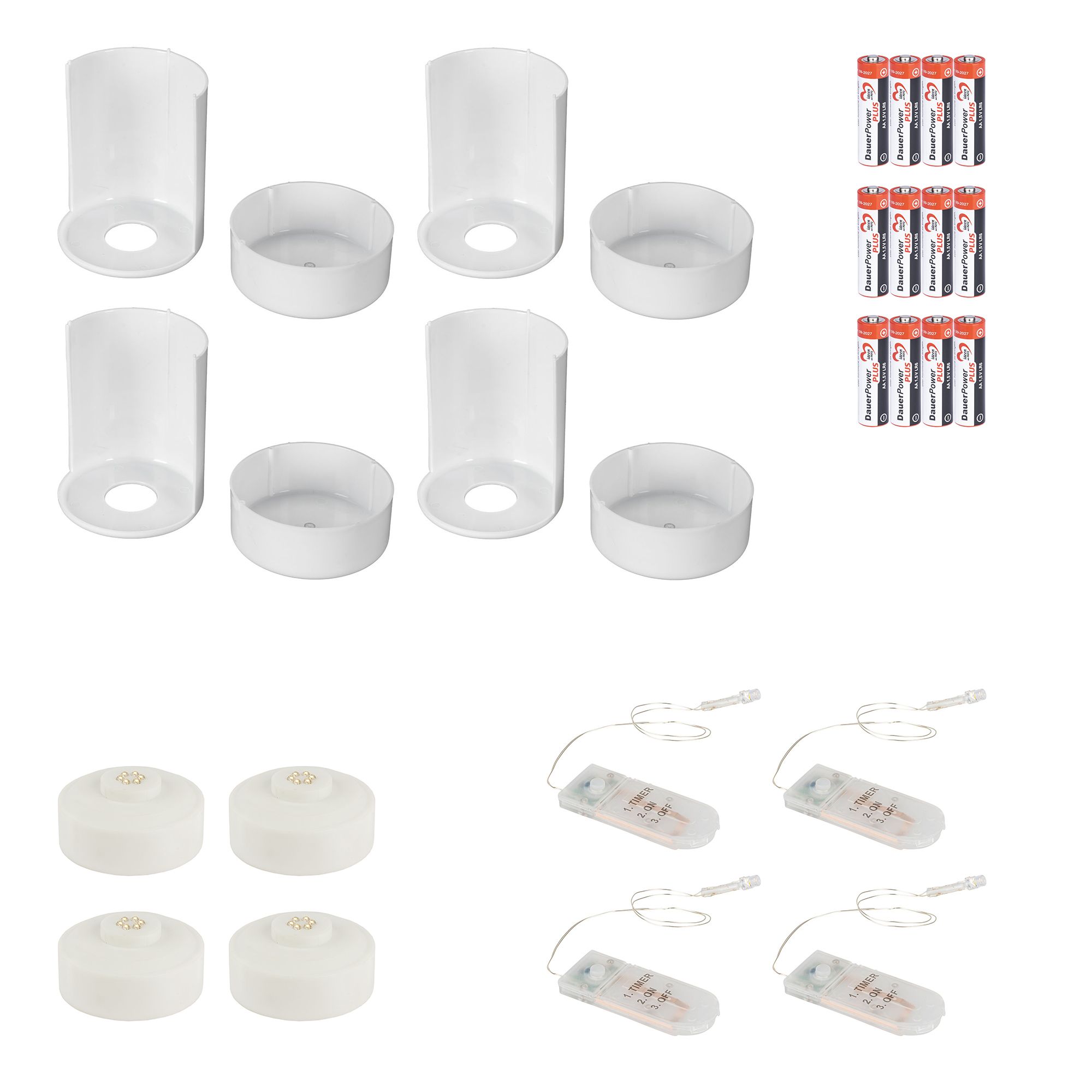 KARIN JITTENMEIER Kreativ-Set LED Podeste & Drahtlichter 32tlg.