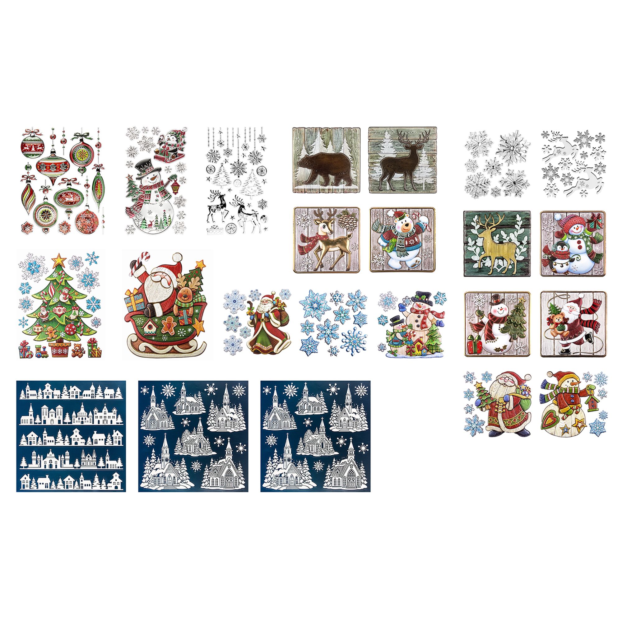 KARIN JITTENMEIER Sticker-Set Winterzeit verschiedene Designs 23tlg ...