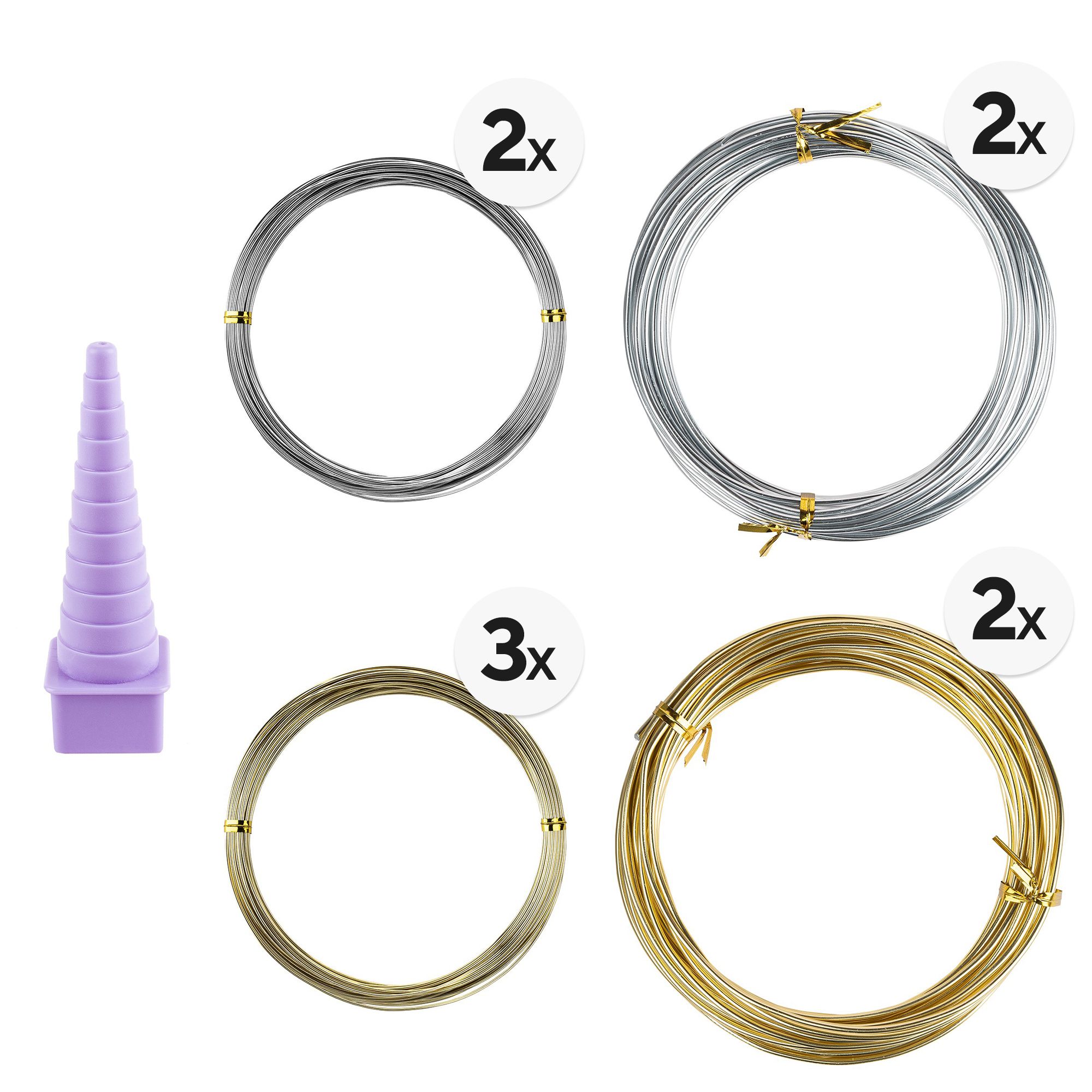 KARIN JITTENMEIER Kreativ-Set Alu Draht & Drahtformer 10tlg.