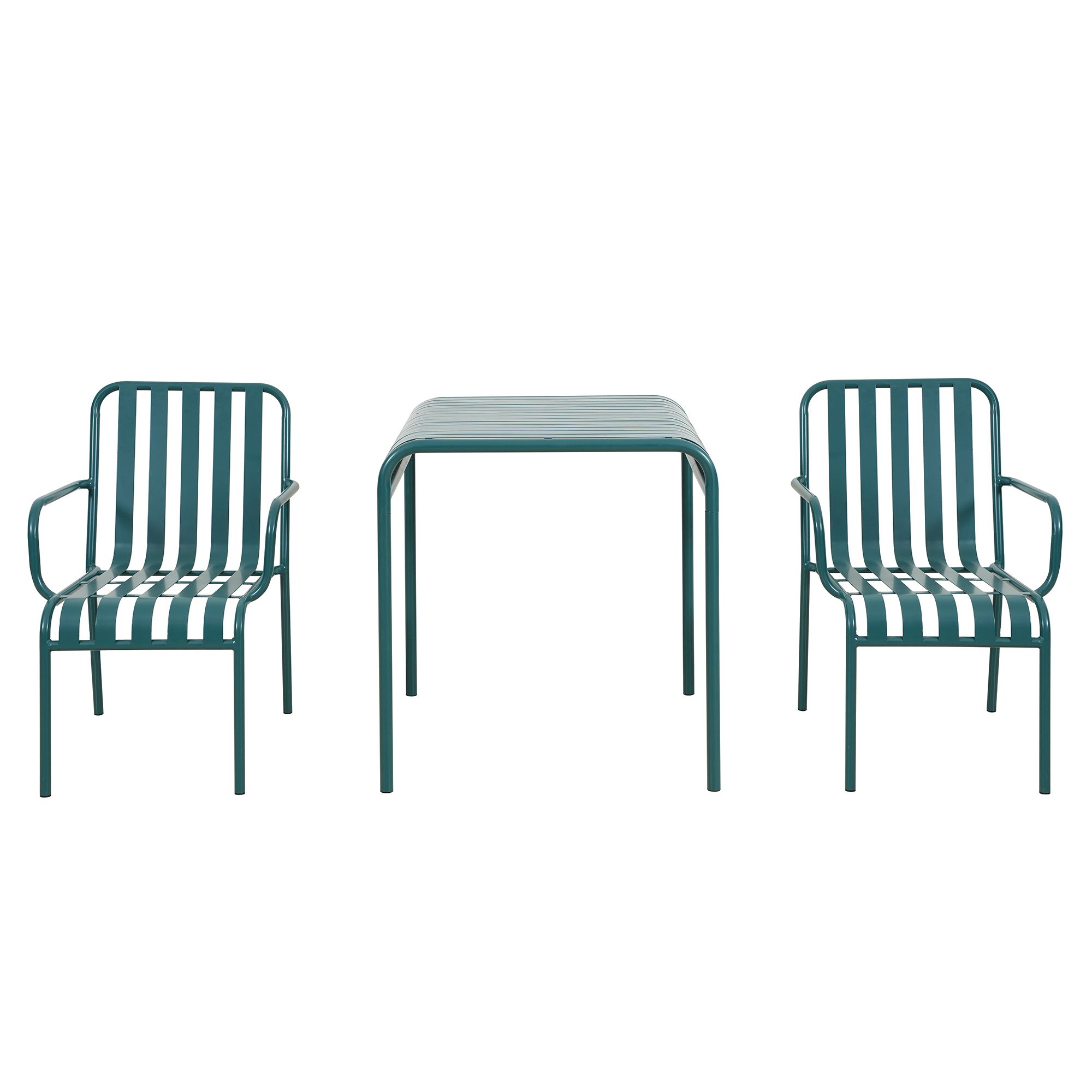 GREEN LOUNGE Balkon-Set 3tlg. 2 Stühle & Tisch outdoorgeeignet wetterfest