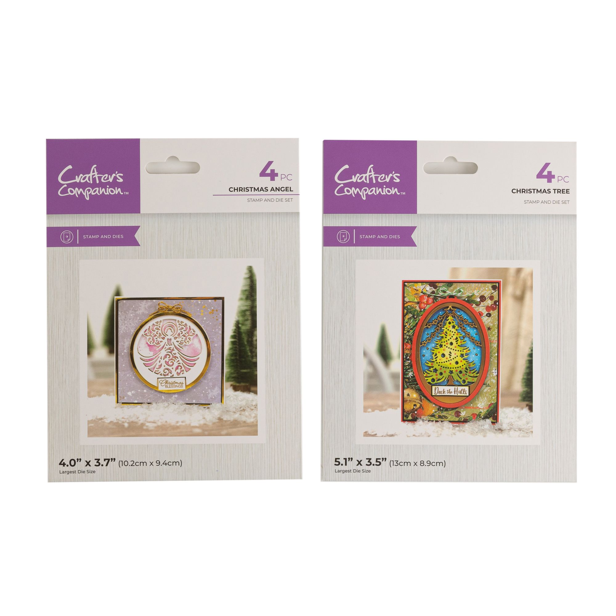 CRAFTER'S COMPANION™ Kreativ-Set Stanzschablonen & passende Stempel 8tlg.