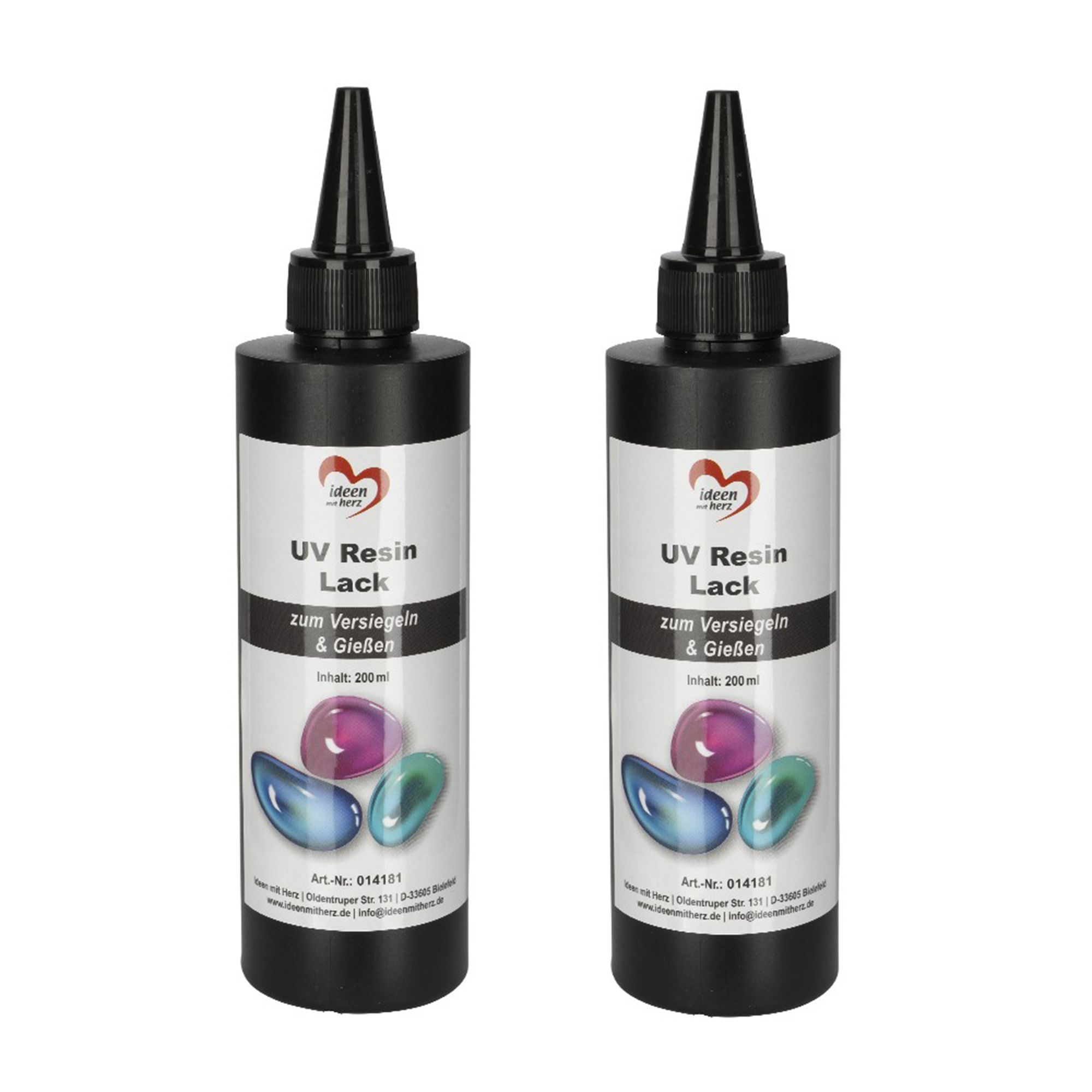 KARIN JITTENMEIER Kreativfarben-Set UV Resin Lack zum versiegeln 2tlg.