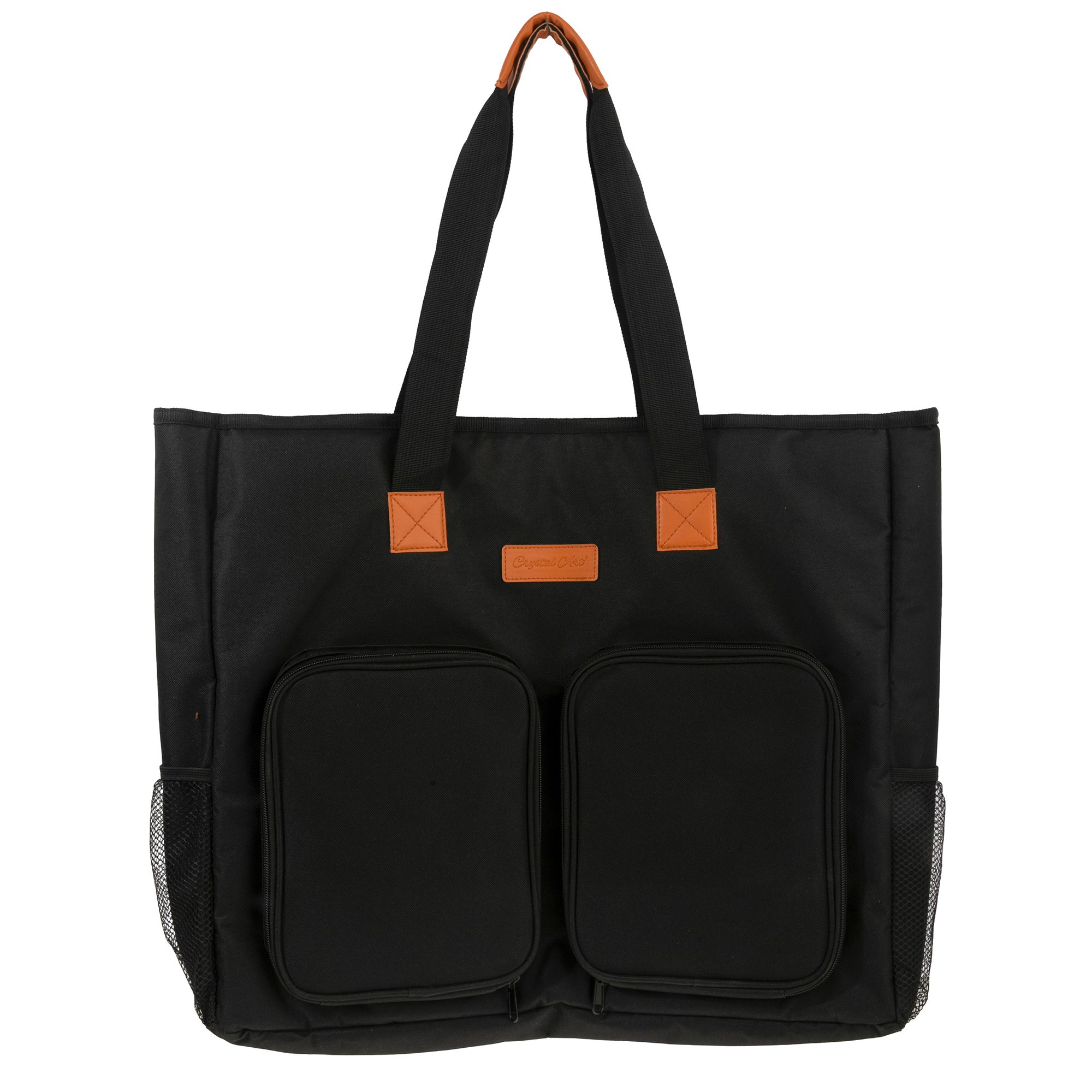 CRAFT BUDDY™ Aufbewahrungstasche ca. 42x48x13cm mit Henkel & aufgesetzten Taschen