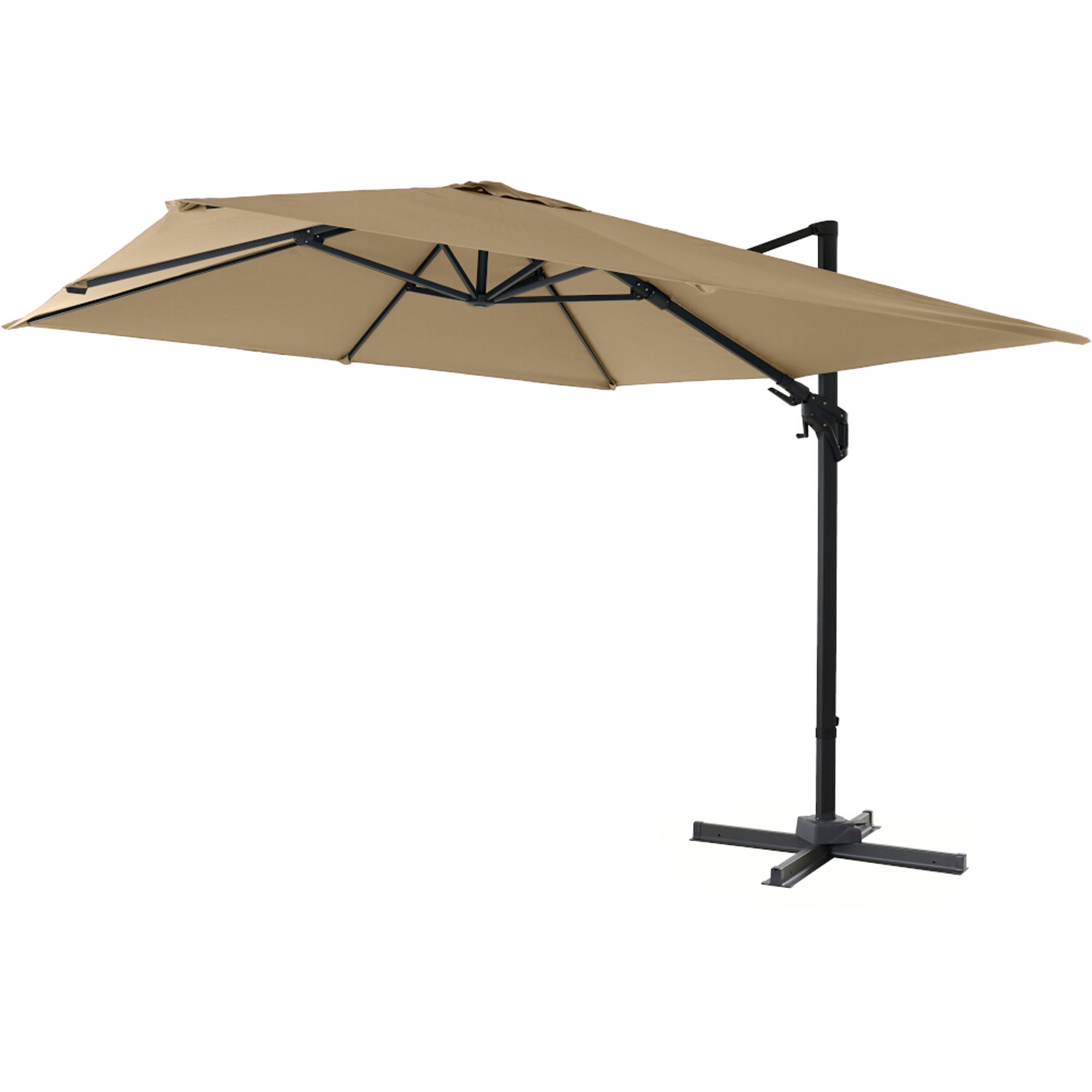 SIENA GARDEN Ampelschirm Elio 300x300cm Aluminium-Gestell Lichtschutz UVP 50+