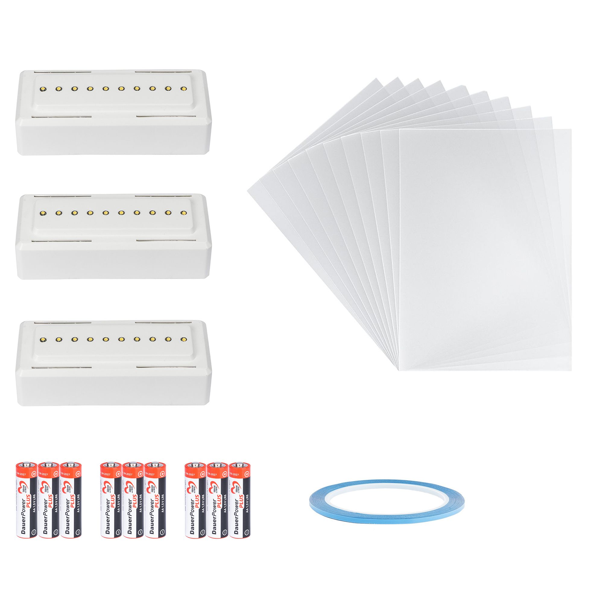 KARIN JITTENMEIER Kreativ-Set LED Steck Podeste & Windradfolien 24tlg.