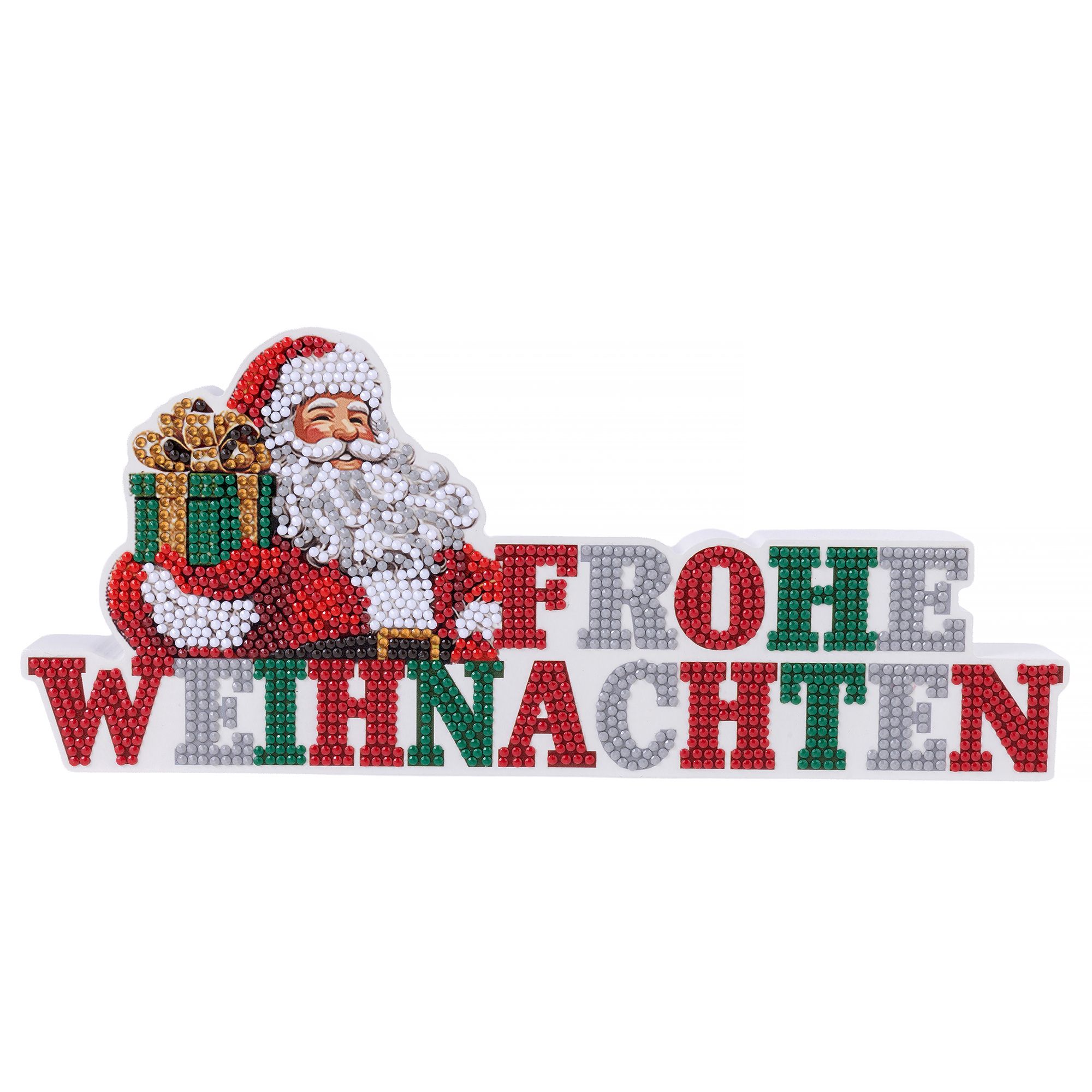 CRAFT BUDDY™ Diamond Painting Schriftzug Frohe Weihnachten 5tlg.