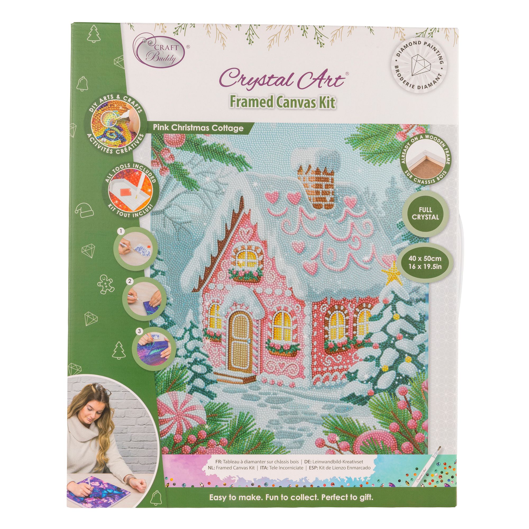 CRAFT BUDDY™ Diamond Painting Bild 40x50cm auf Keilrahmen 5tlg.