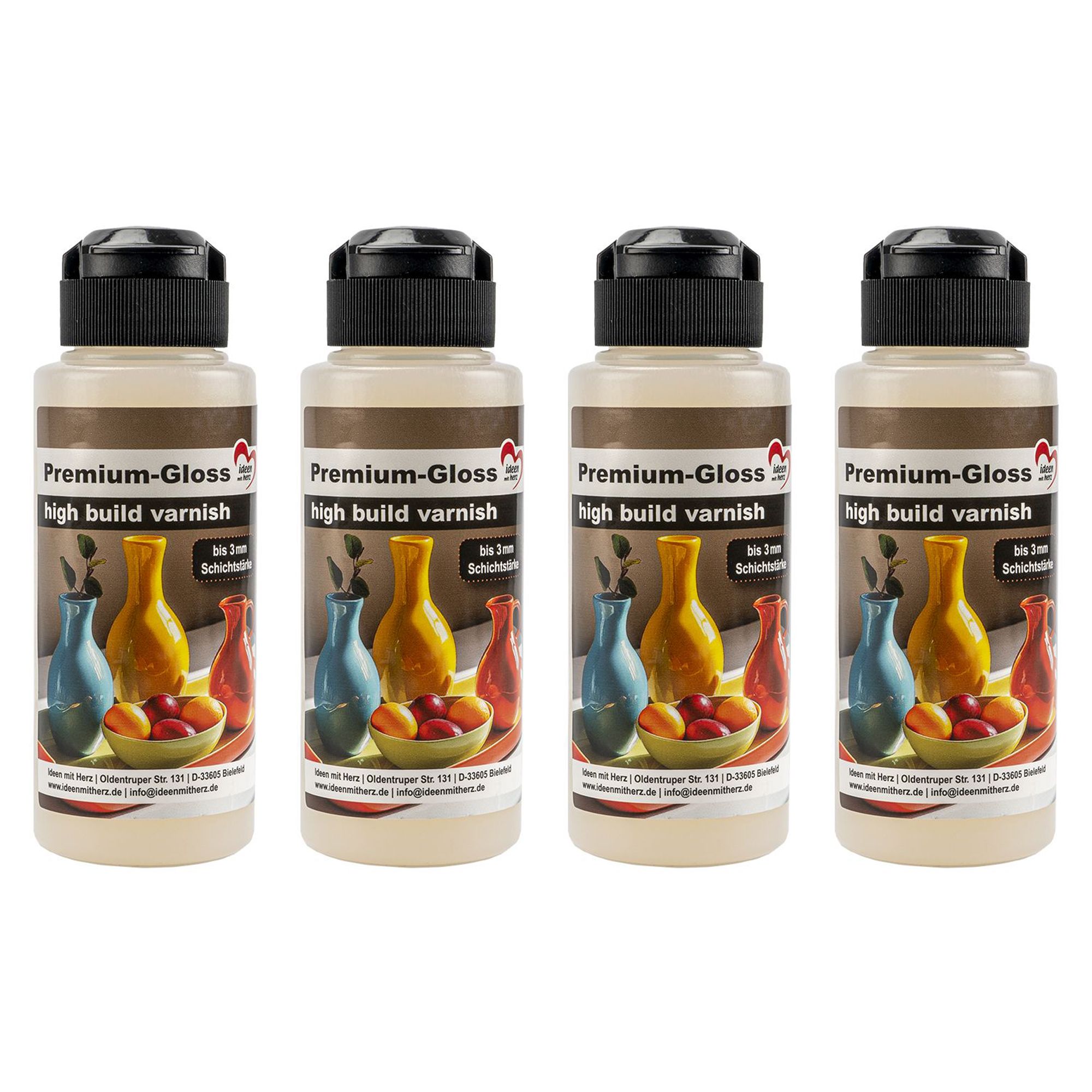 KARIN JITTENMEIER Kreativ-Set Premium-Gloss für versch. Untergründe, 4tlg.
