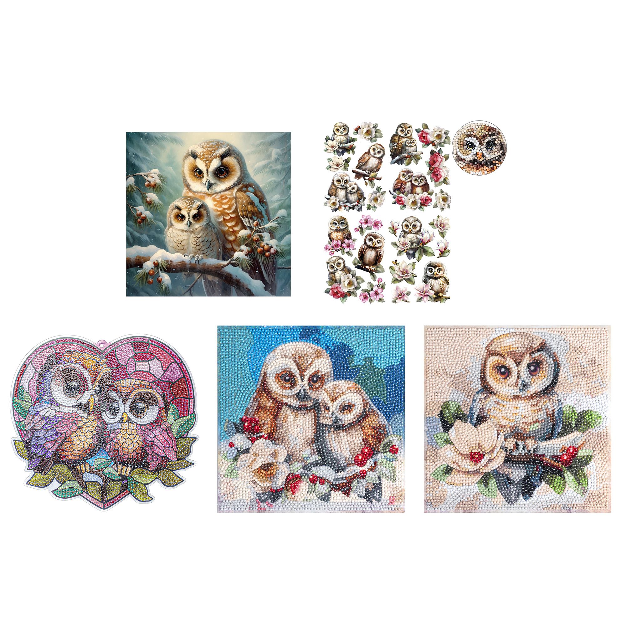 5D Diamond Painting Eule – DIY Set Für Erwachsene, 30x40 Cm, Entspannend & Dekorativ