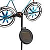 SOLENOVA 2in1-Deko-Fahrrad 2 Solarleuchtringe inkl. Windräder ca. 95x27x5,5cm, 3 of 4