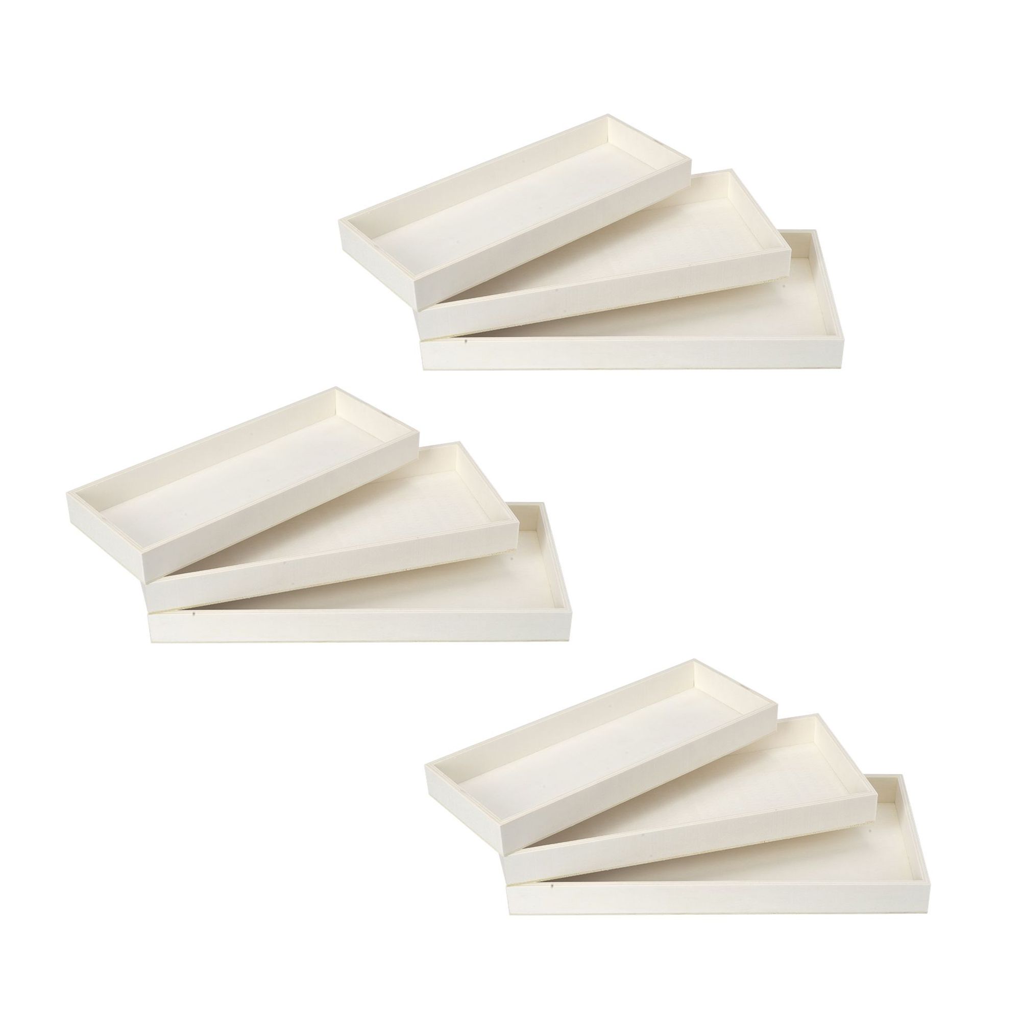 KARIN JITTENMEIER Kreativ-Set Holztabletts versch. Größen 9tlg.