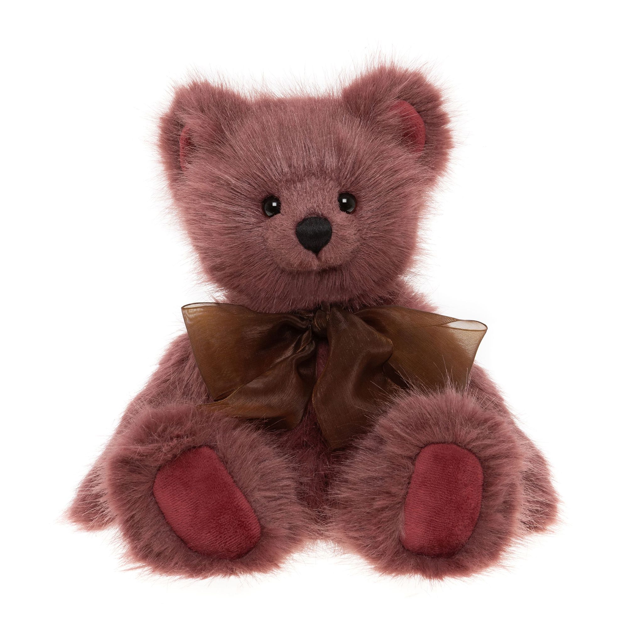 CHARLIE BEARS® Plüschbär Maple mit Schleife Höhe ca. 30cm